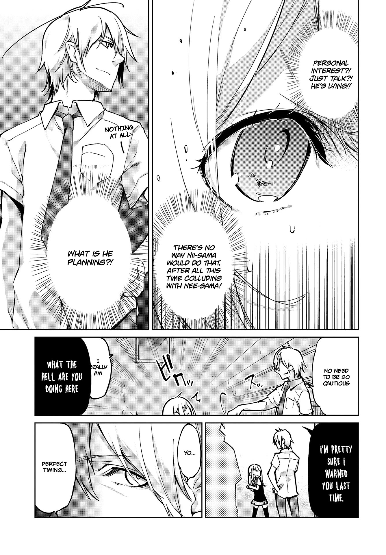 Oroka na Tenshi wa Akuma to Odoru Chapter 51 page 12 - Chapter 51: Zwei & claw
