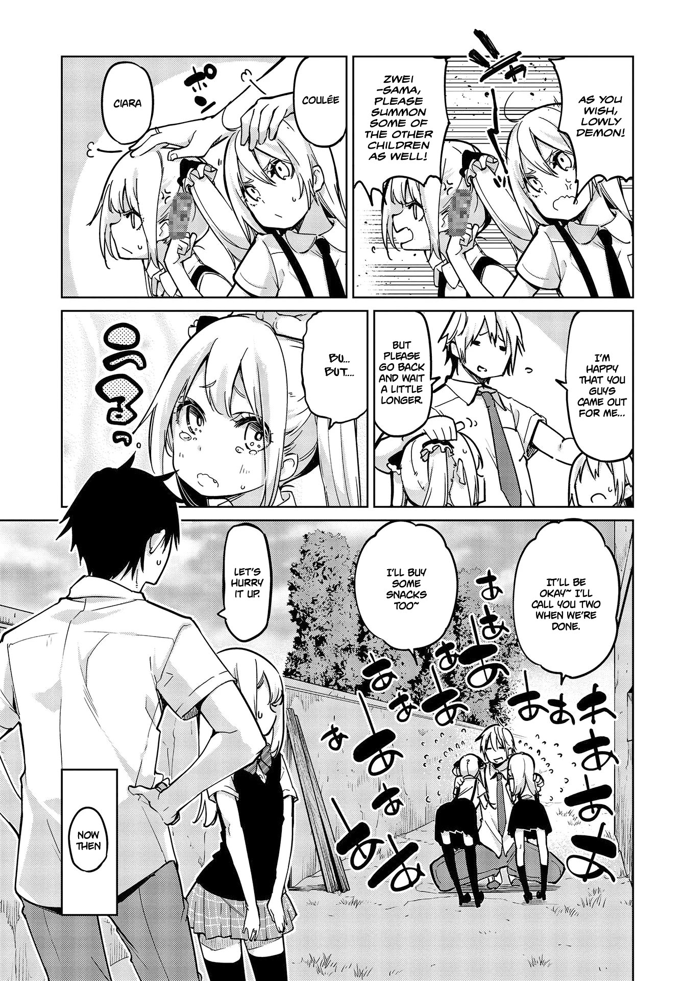 Oroka na Tenshi wa Akuma to Odoru Chapter 51 page 14 - Chapter 51: Zwei & claw