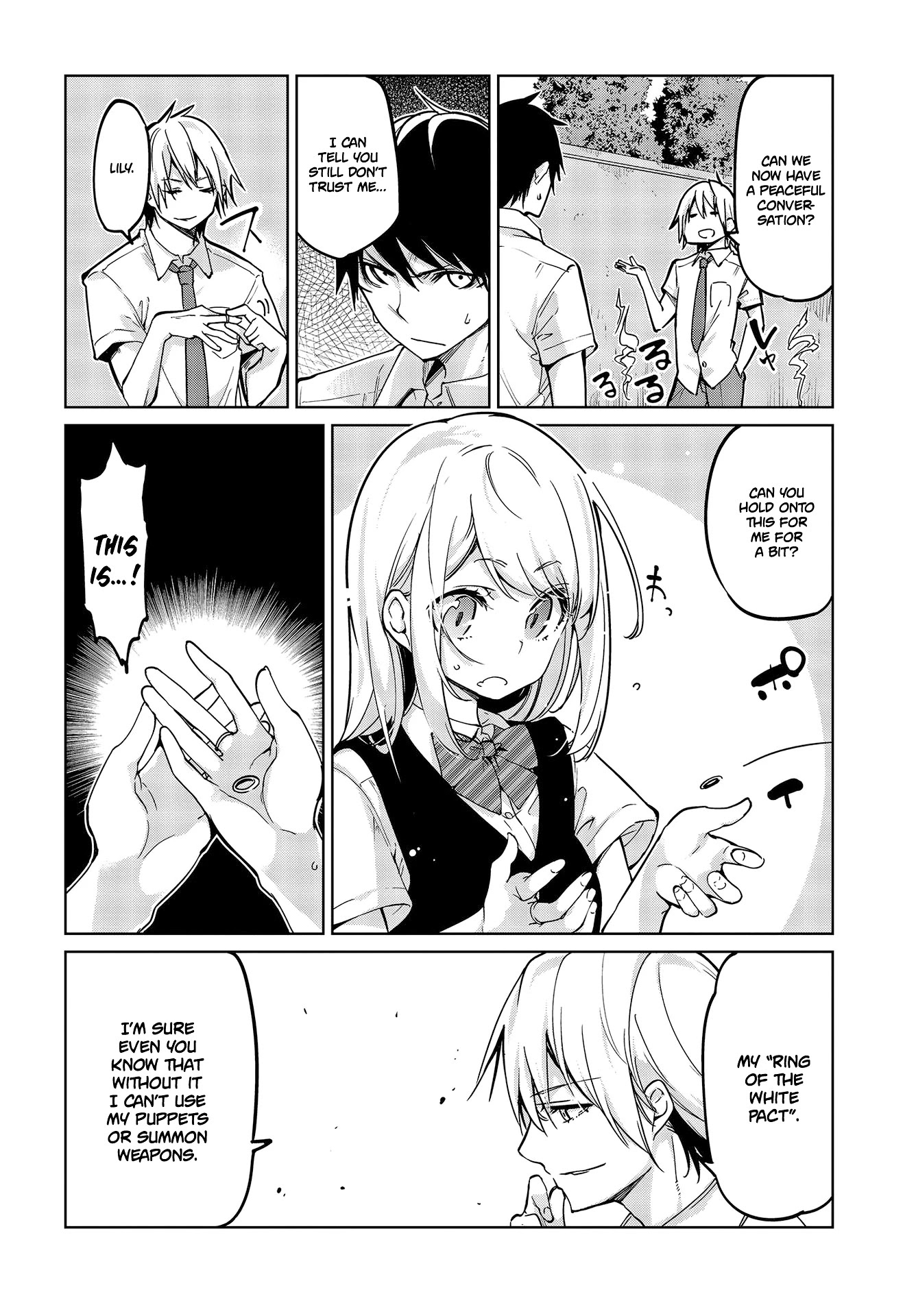 Oroka na Tenshi wa Akuma to Odoru Chapter 51 page 15 - Chapter 51: Zwei & claw