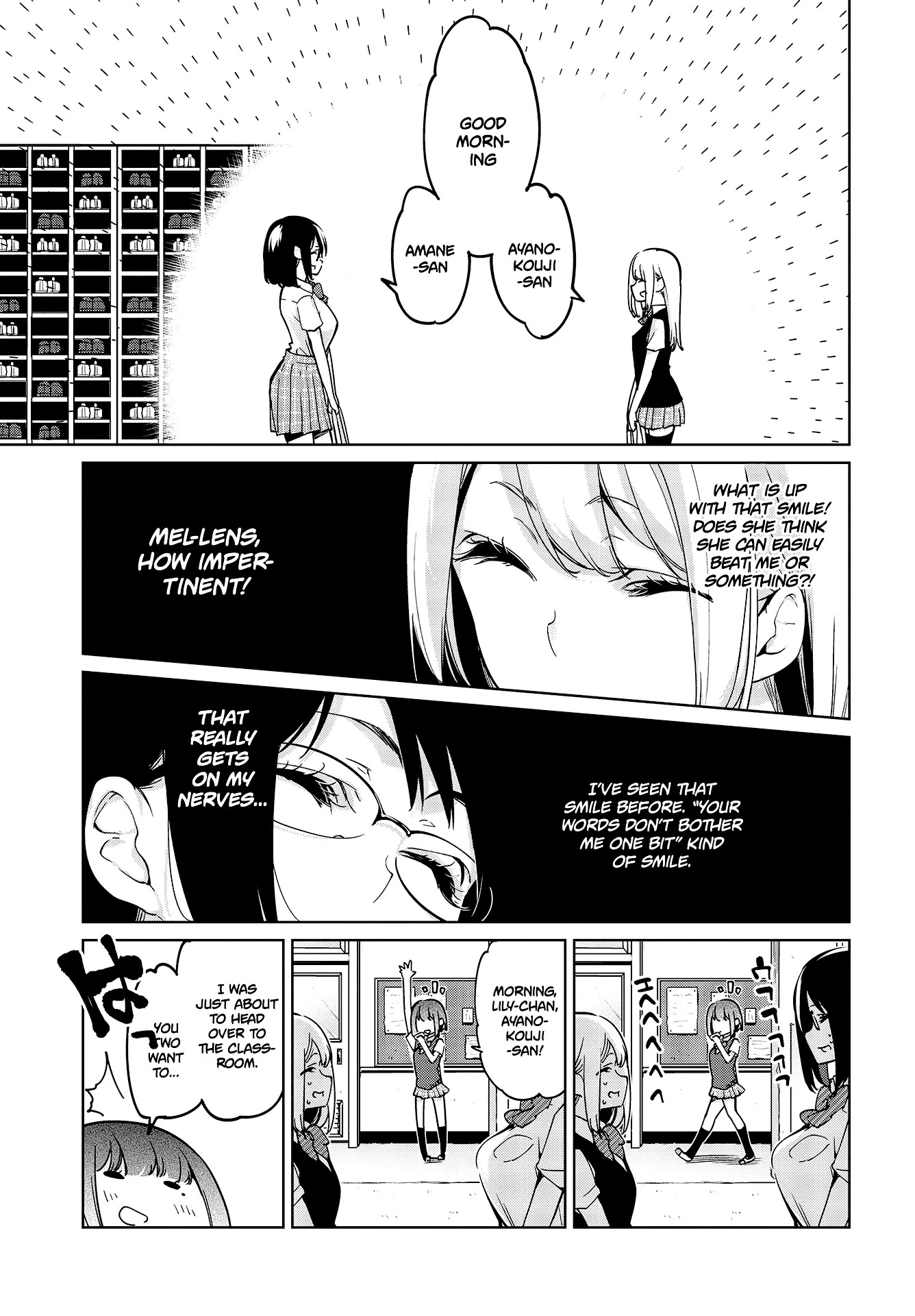 Oroka na Tenshi wa Akuma to Odoru Chapter 51 page 6 - Chapter 51: Zwei & claw