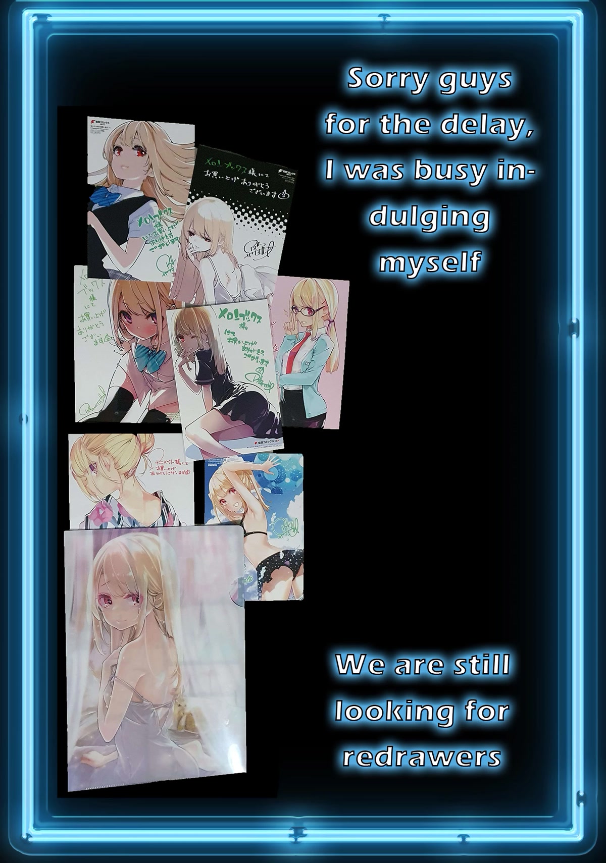 Oroka na Tenshi wa Akuma to Odoru Chapter 59.5 page 19 - Chapter 59.5: Der Blaue Reite