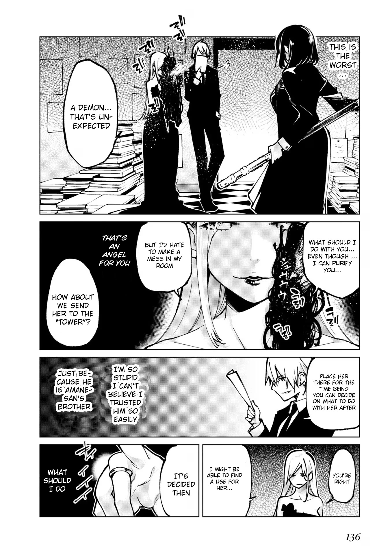 Oroka na Tenshi wa Akuma to Odoru Chapter 67 page 12 - Chapter 67: Objective