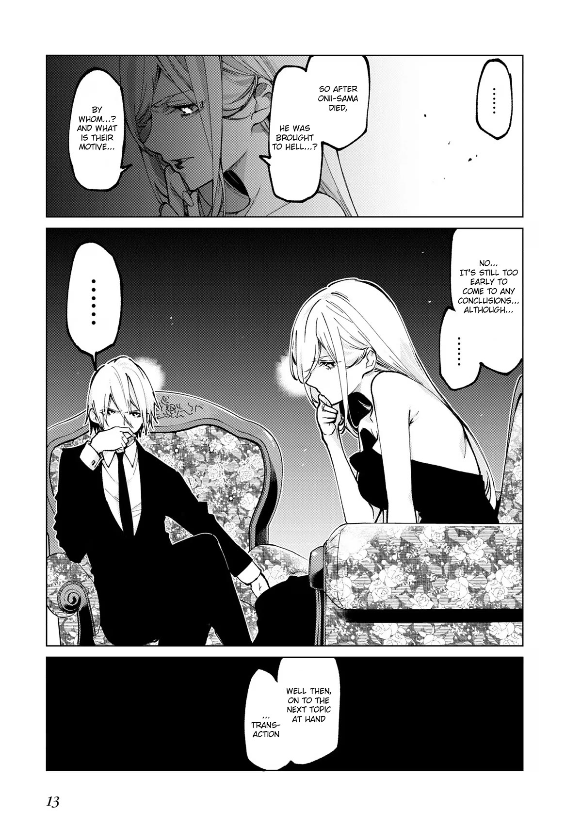 Oroka na Tenshi wa Akuma to Odoru Chapter 68 page 11 - Chapter 68: Transaction