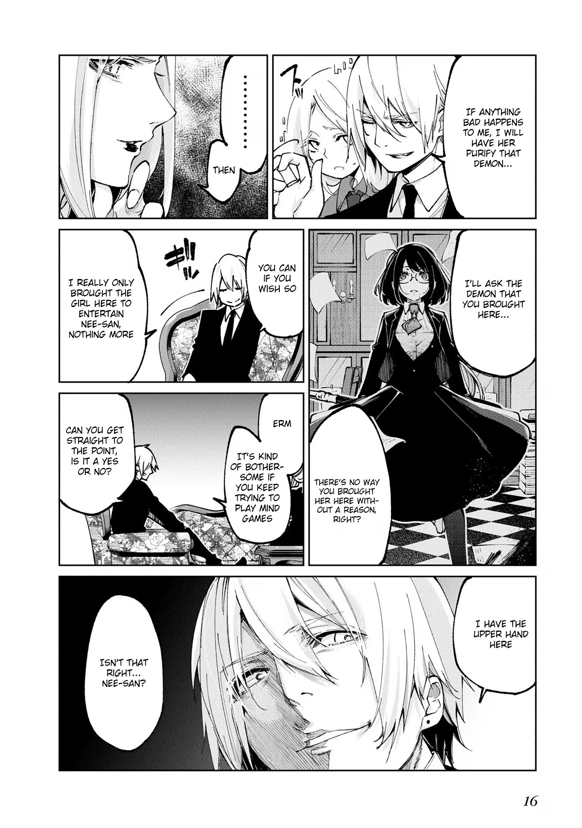 Oroka na Tenshi wa Akuma to Odoru Chapter 68 page 14 - Chapter 68: Transaction