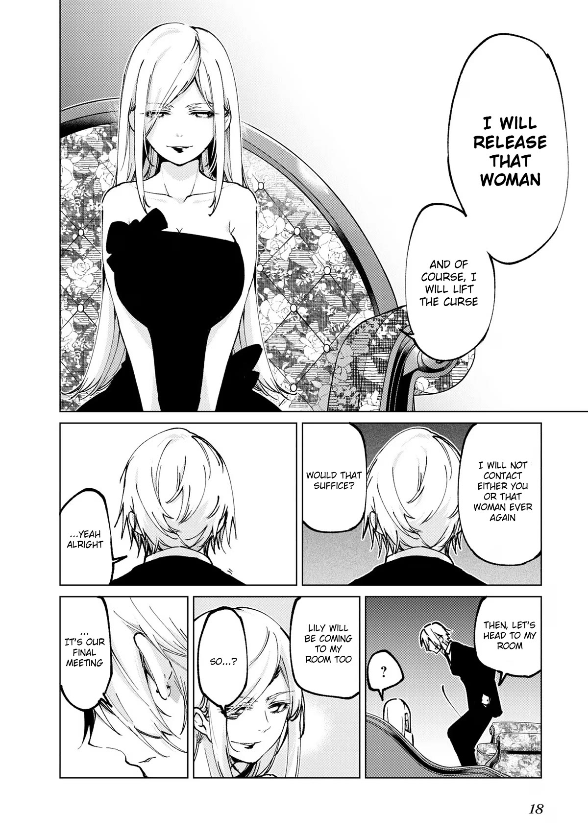 Oroka na Tenshi wa Akuma to Odoru Chapter 68 page 16 - Chapter 68: Transaction