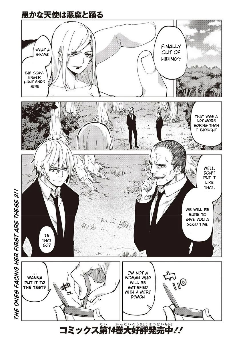 Oroka na Tenshi wa Akuma to Odoru Chapter 72 page 1 - Chapter 72: Black Wings