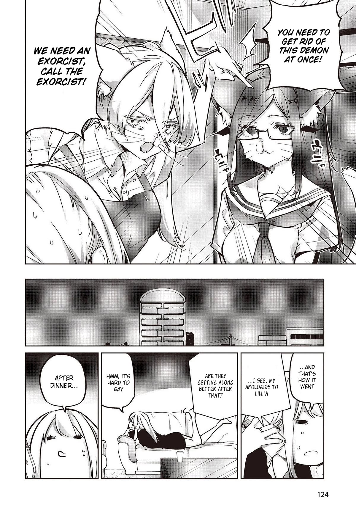 Oroka na Tenshi wa Akuma to Odoru Chapter 82 page 14 - Chapter 82: Friendship Between Cats