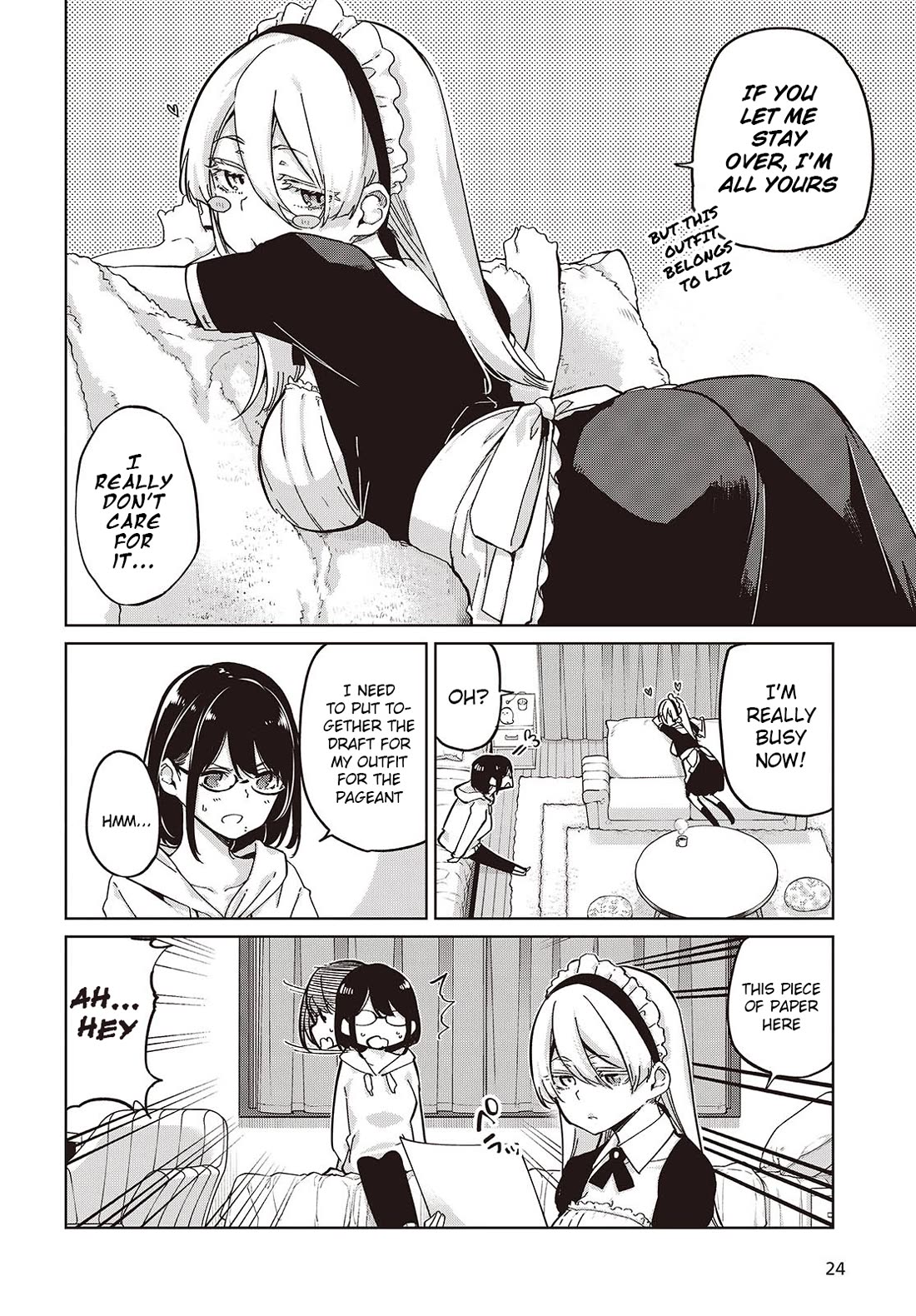 Oroka na Tenshi wa Akuma to Odoru Chapter 85 page 8 - Chapter 85: The Night Before