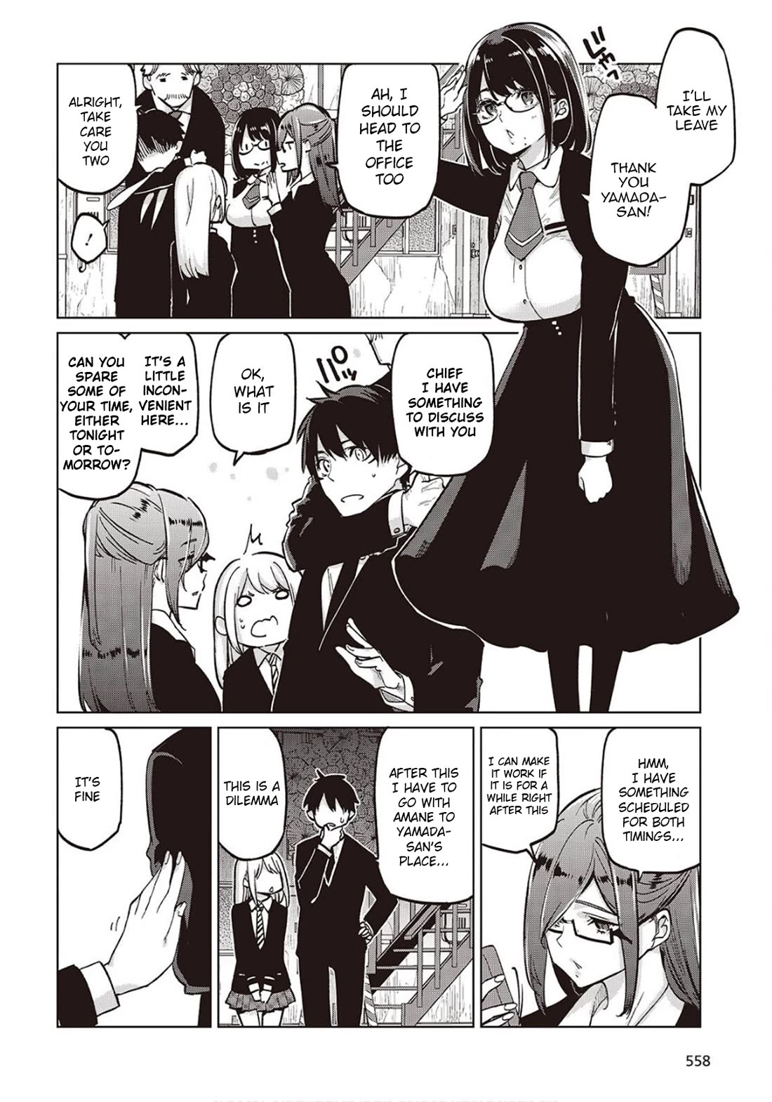Oroka na Tenshi wa Akuma to Odoru Chapter 98 page 8 - Chapter 98: Yuri and Yoru