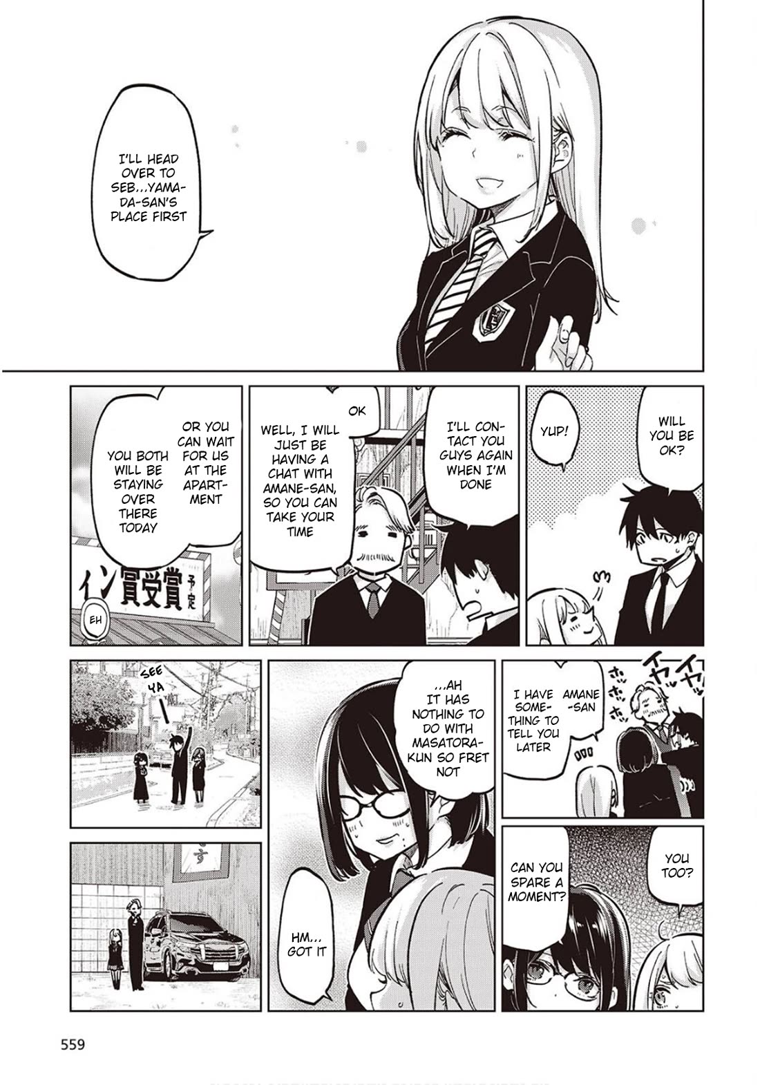 Oroka na Tenshi wa Akuma to Odoru Chapter 98 page 9 - Chapter 98: Yuri and Yoru