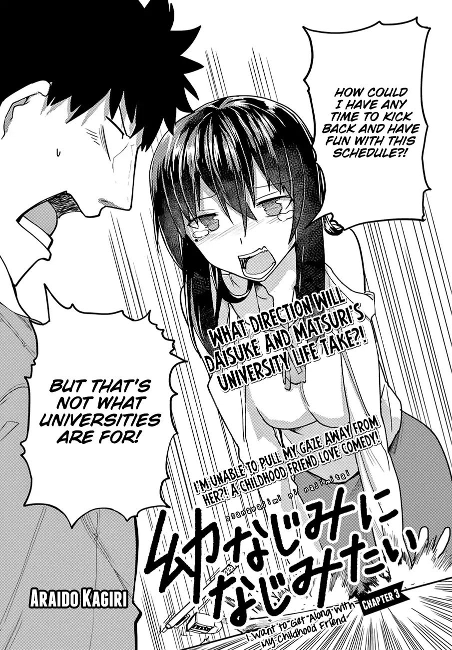 Osananajimi ni najimitai Chapter 3 page 3 - Chapter 3: I Want To Get Along With My Childhood Friend