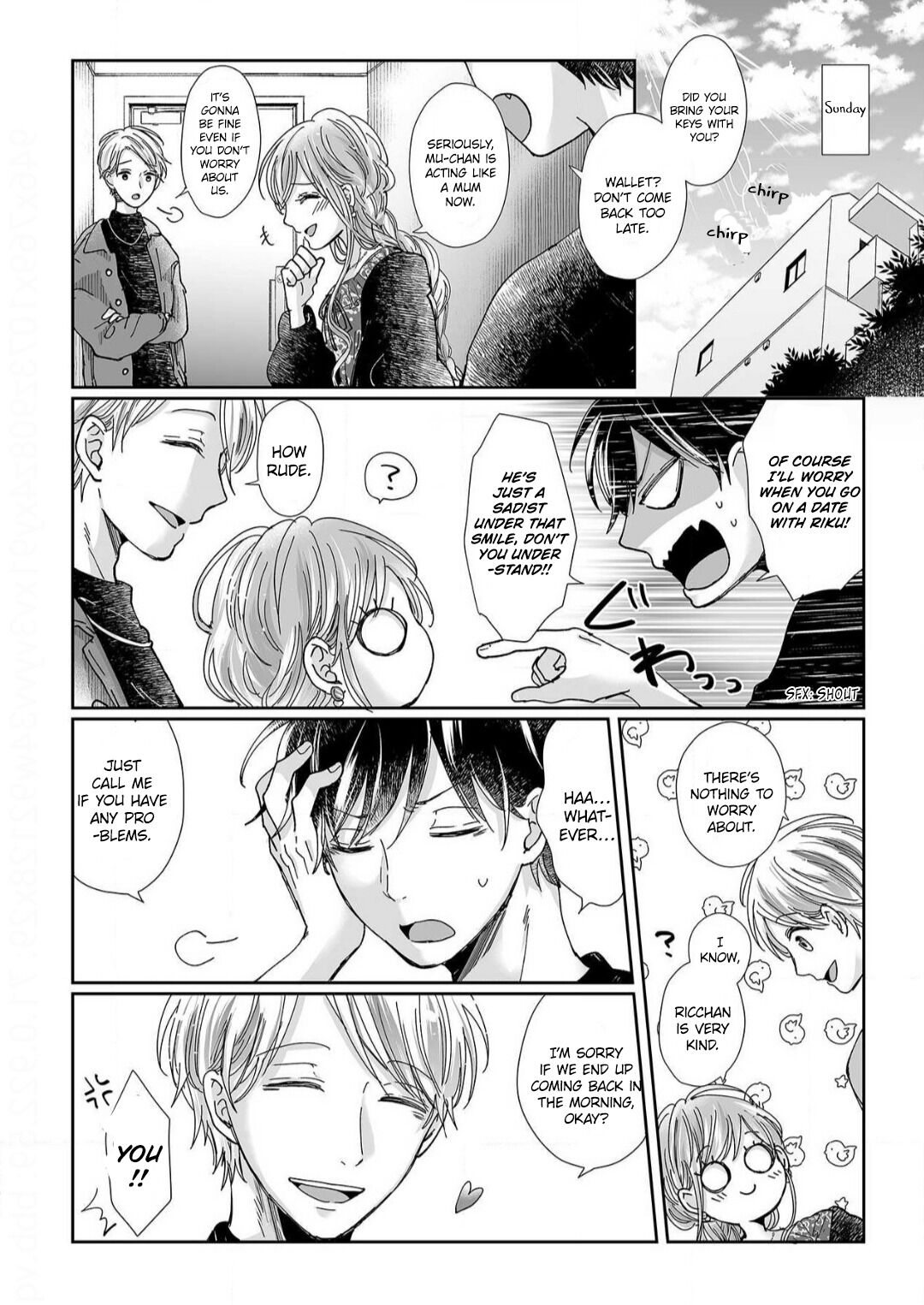 Osananajimi wa Ichi Tamagosei no Shishi Supadari Futago to Torotoro 3 nin Seikatsu Chapter 12 page 23 - Chapter 12