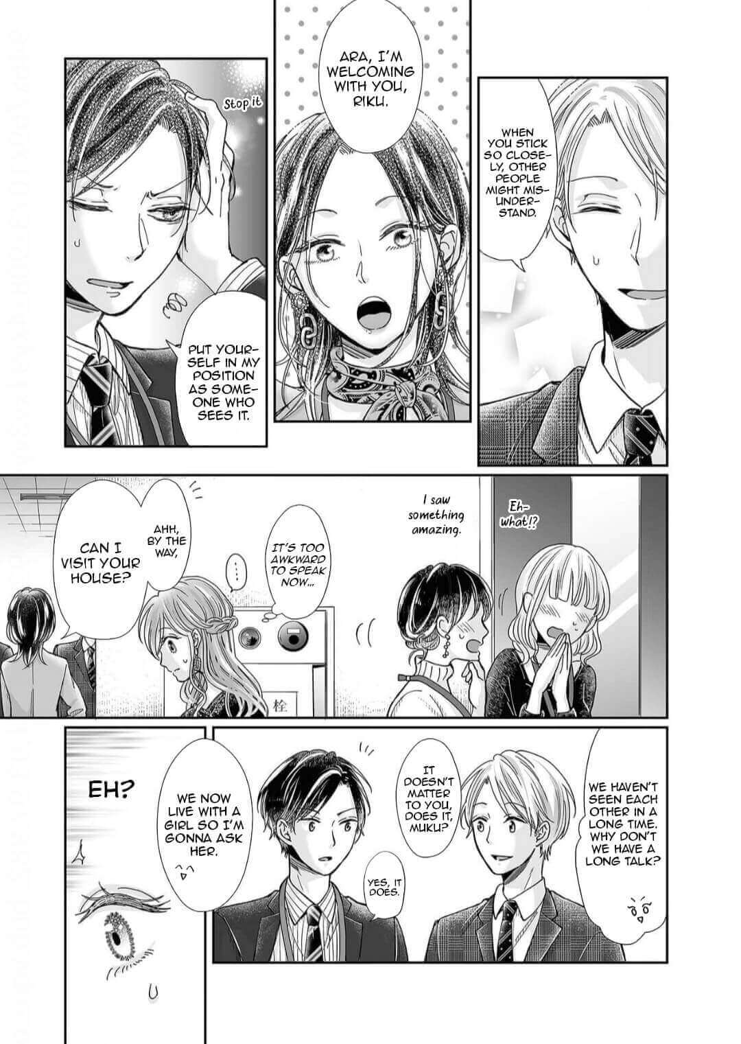 Osananajimi wa Ichi Tamagosei no Shishi Supadari Futago to Torotoro 3 nin Seikatsu Chapter 17 page 13 - Chapter 17