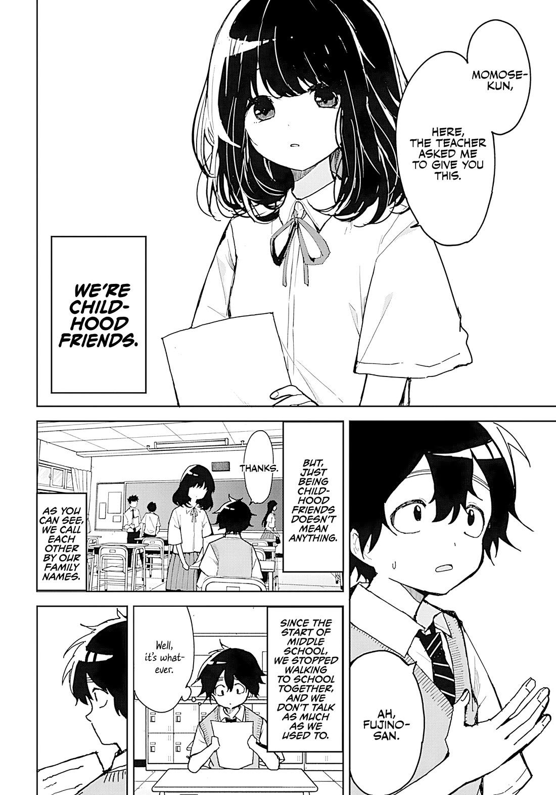 Osananananajimi Chapter 1 page 4 - Chapter 1: Childhood Friends