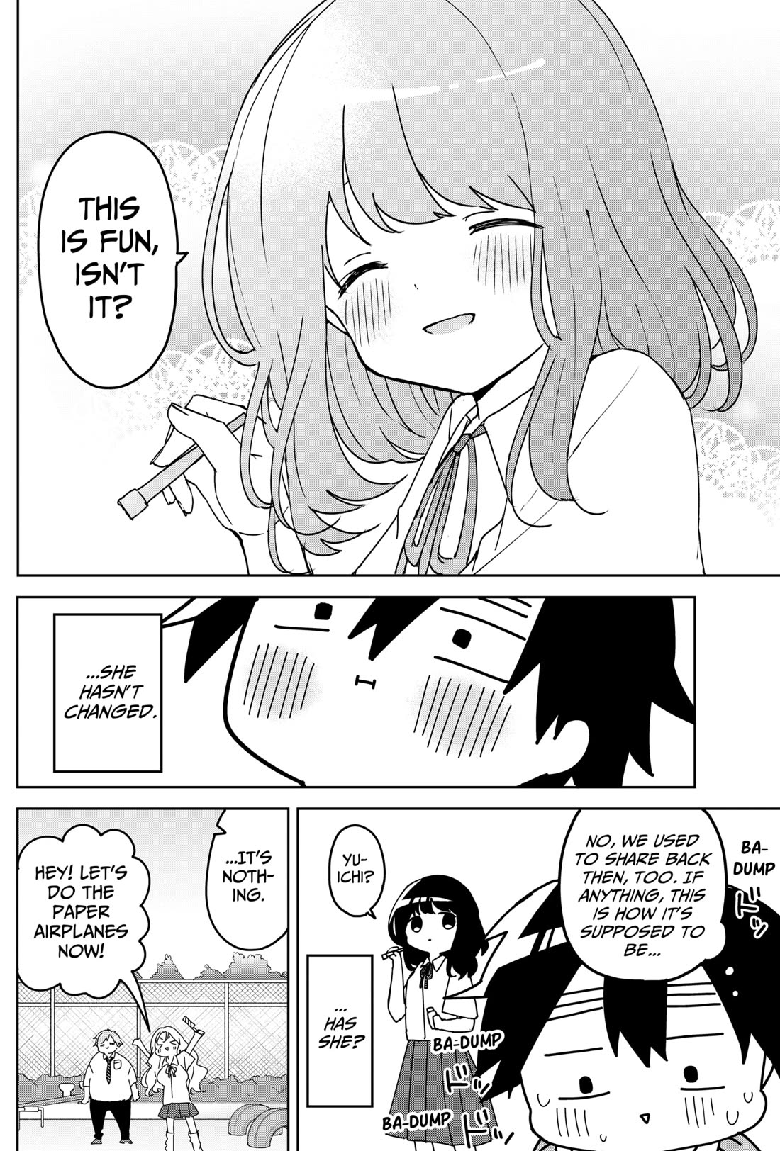 Osananananajimi Chapter 13 page 12 - Chapter 13: Paper Airplane