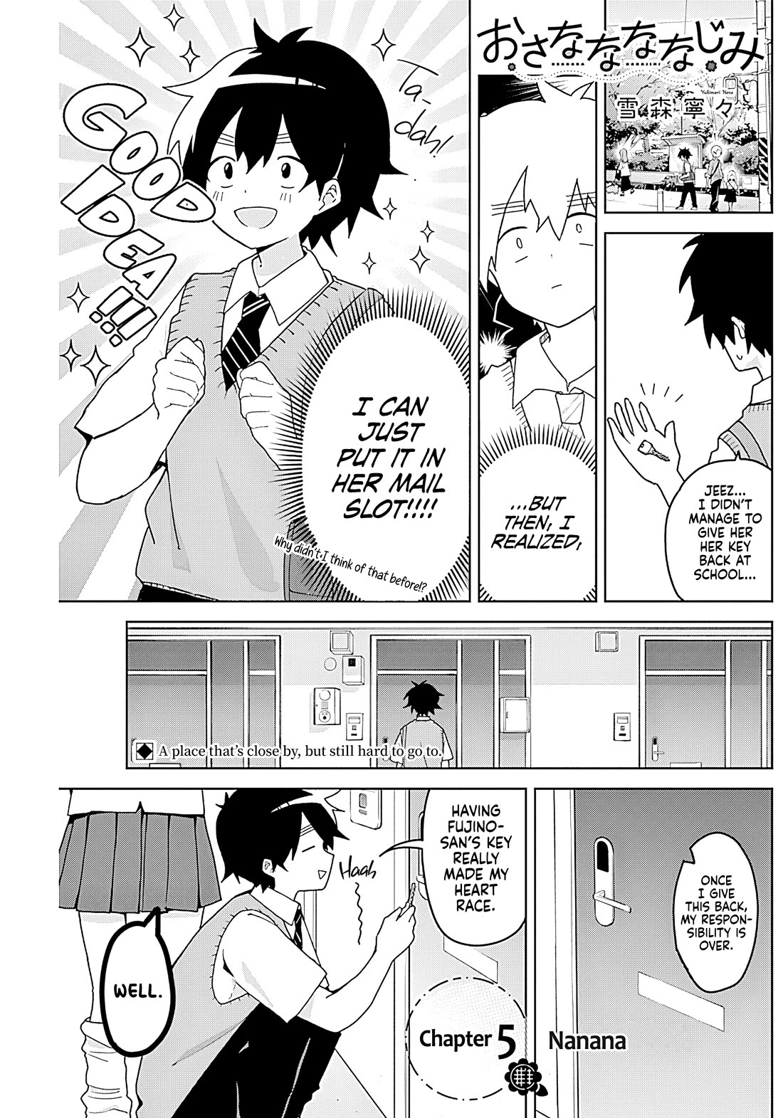 Osananananajimi Chapter 5 page 1 - Chapter 5: Nanana