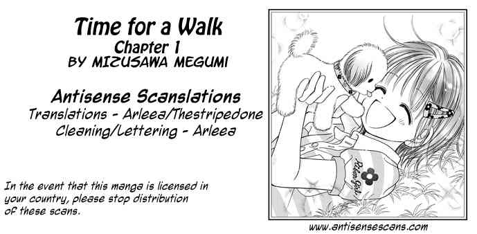 Osanpo no Jikan Chapter 1 page 1 - Chapter 1