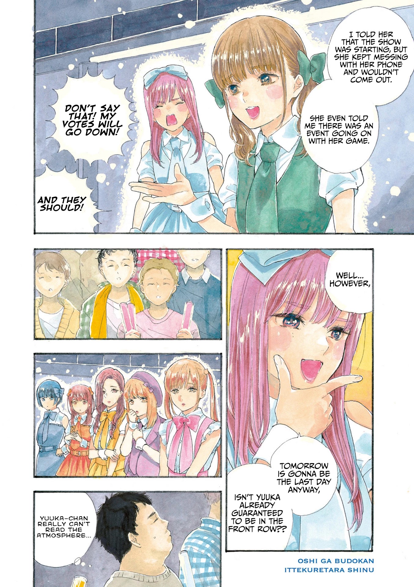 Oshi ga Budoukan Ittekuretara Shinu Chapter 13 page 4 - Chapter 13