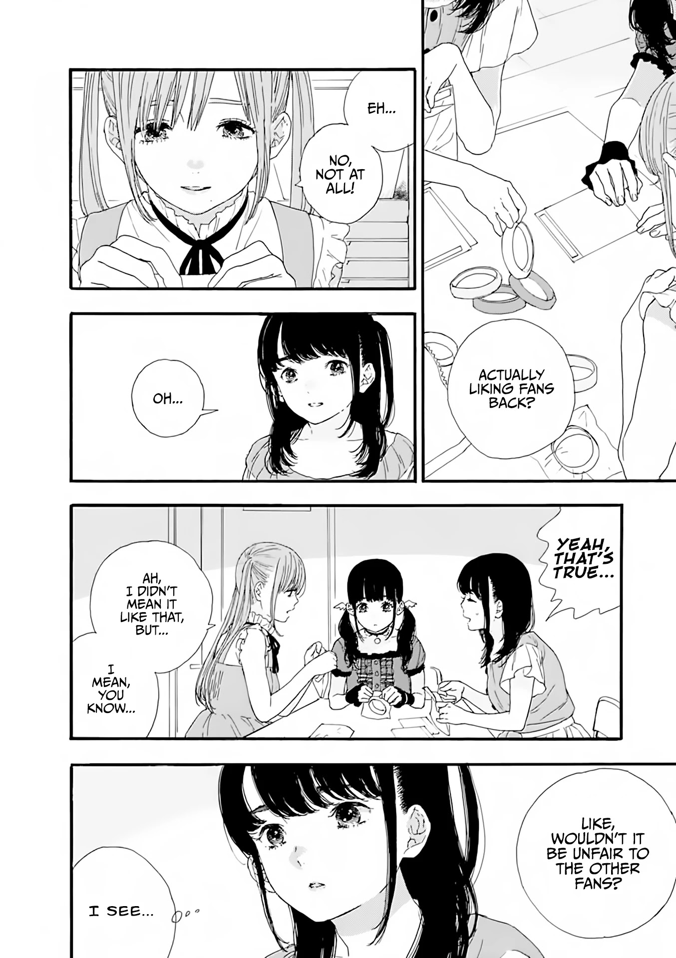 Oshi ga Budoukan Ittekuretara Shinu Chapter 4 page 5 - Chapter 4