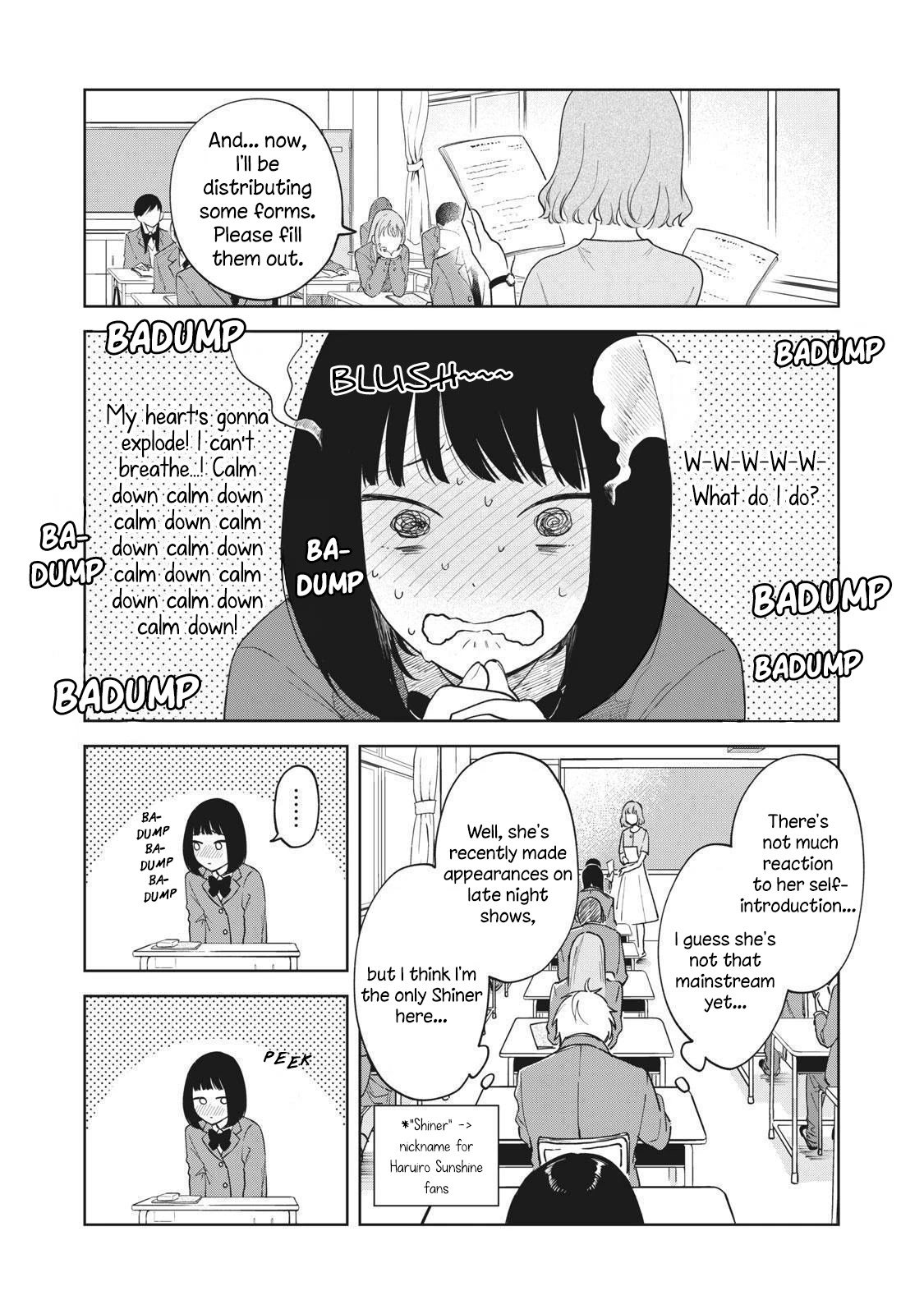Oshi ga Tonari de Jugyou ni Shuuchuu Dekinai! Chapter 1 page 11 - Chapter 1: First Number: The Ultimate Front Row Seat