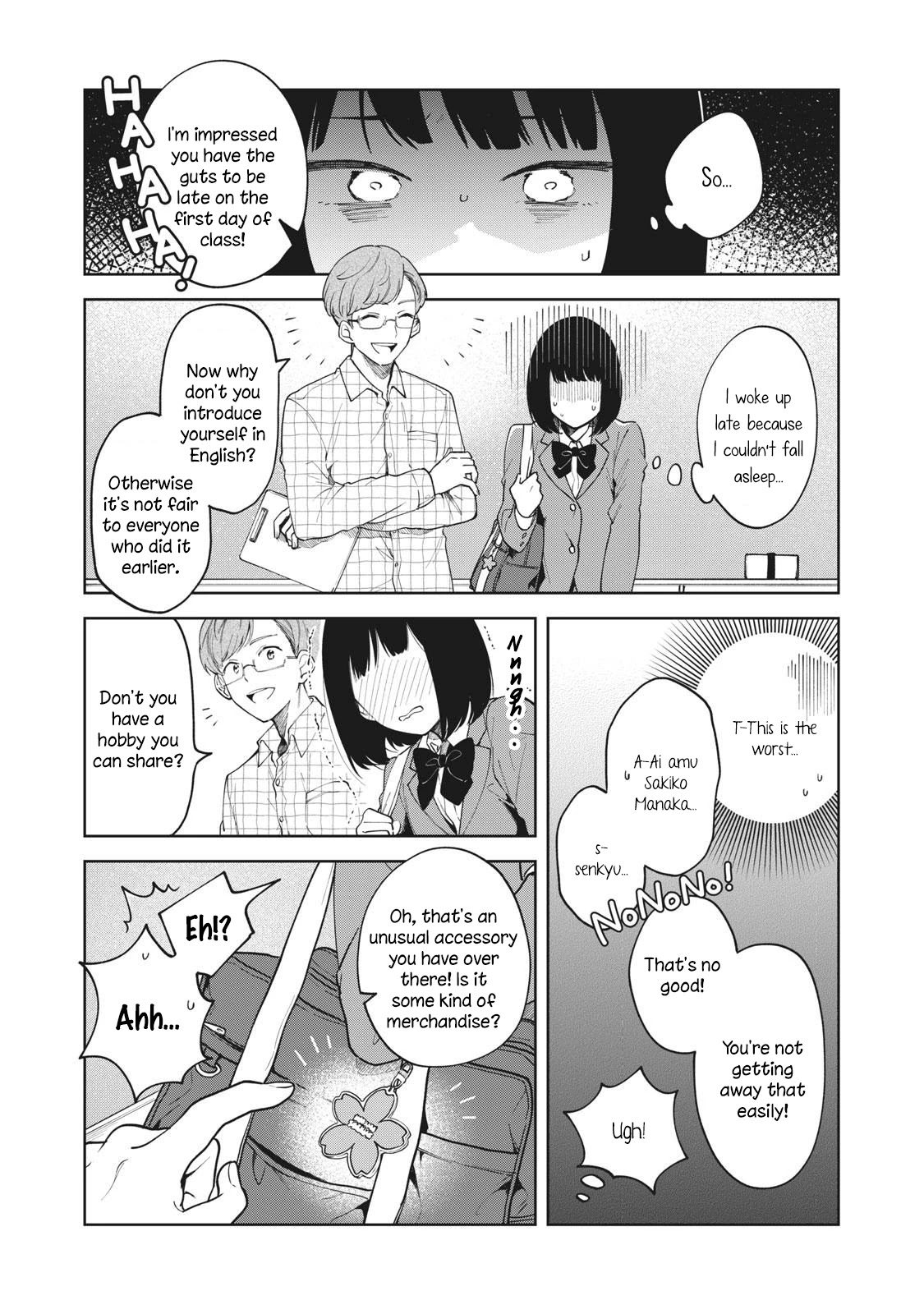 Oshi ga Tonari de Jugyou ni Shuuchuu Dekinai! Chapter 1 page 15 - Chapter 1: First Number: The Ultimate Front Row Seat