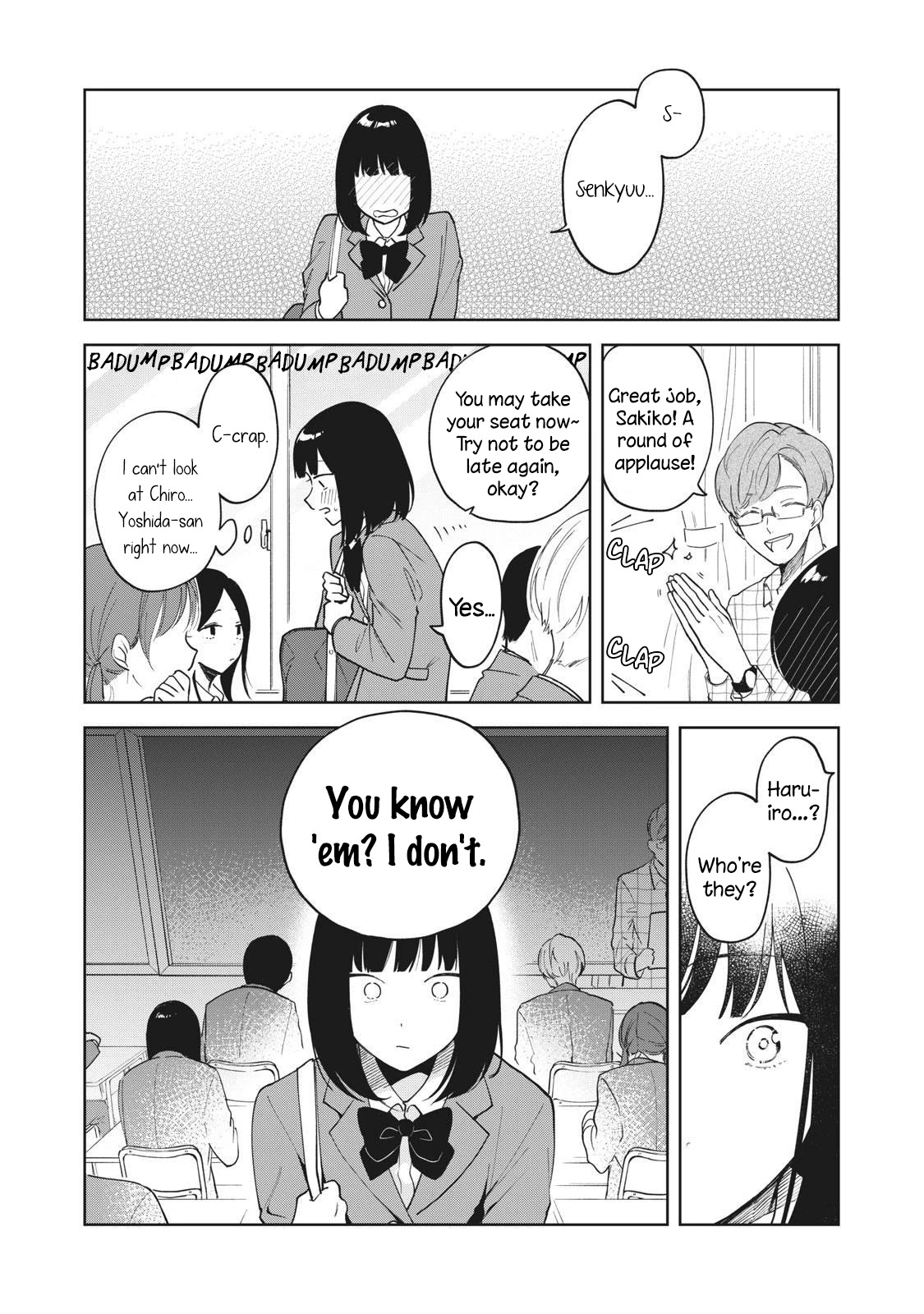 Oshi ga Tonari de Jugyou ni Shuuchuu Dekinai! Chapter 1 page 18 - Chapter 1: First Number: The Ultimate Front Row Seat