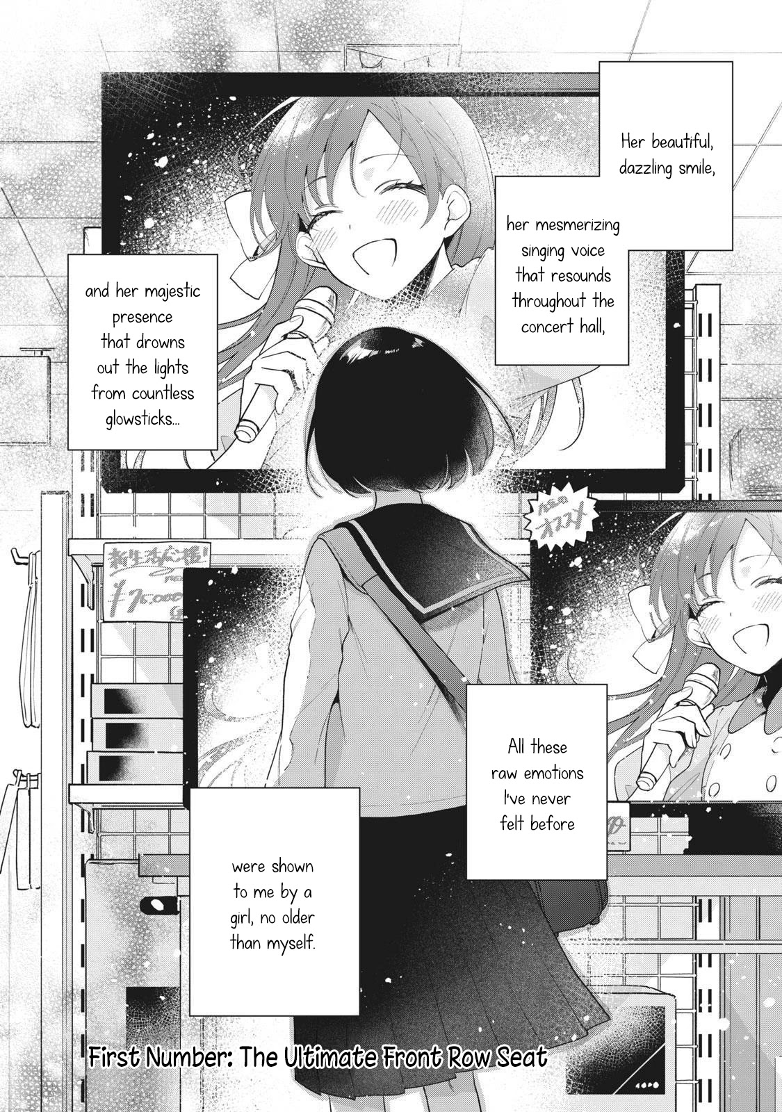 Oshi ga Tonari de Jugyou ni Shuuchuu Dekinai! Chapter 1 page 2 - Chapter 1: First Number: The Ultimate Front Row Seat