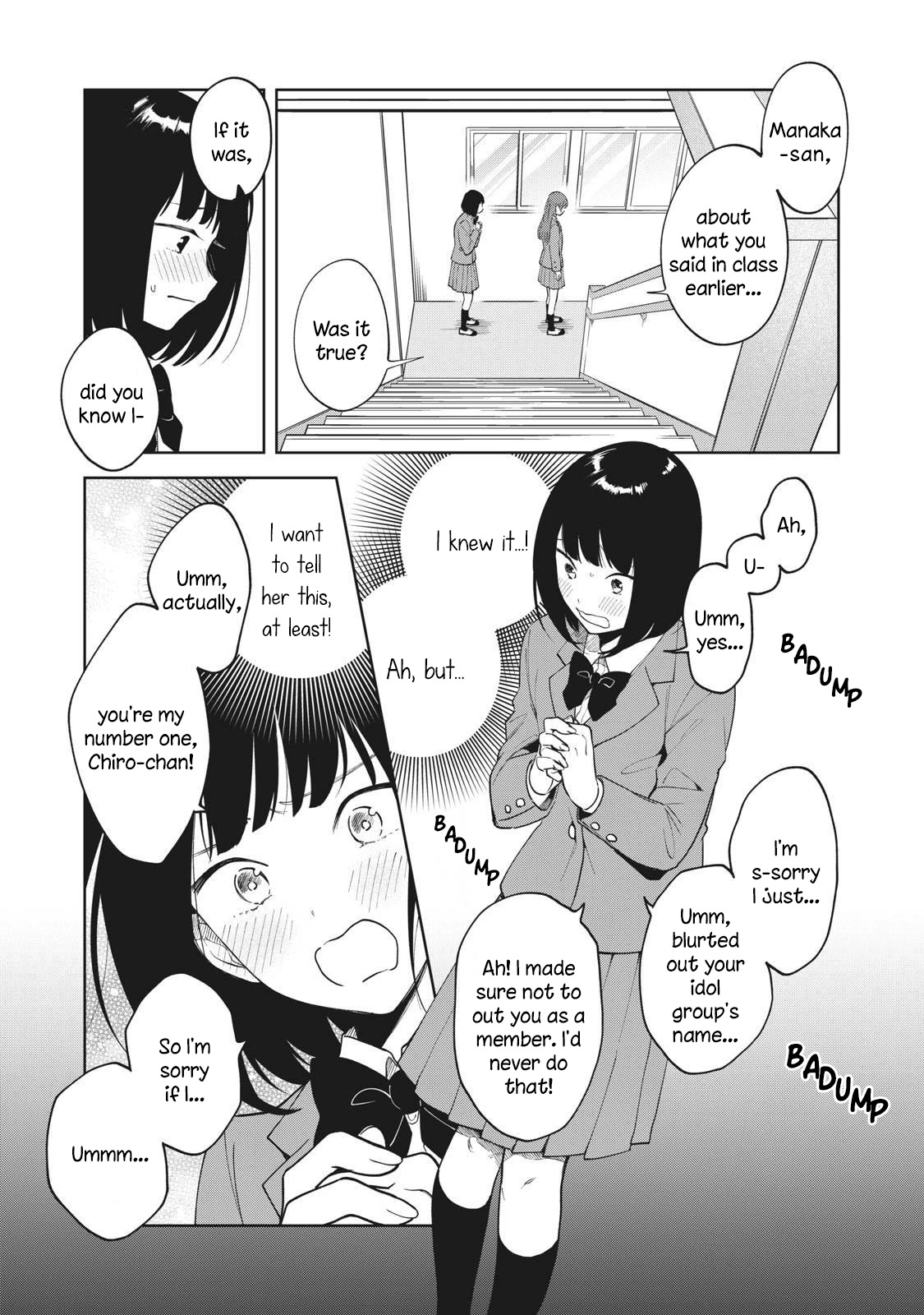 Oshi ga Tonari de Jugyou ni Shuuchuu Dekinai! Chapter 1 page 22 - Chapter 1: First Number: The Ultimate Front Row Seat