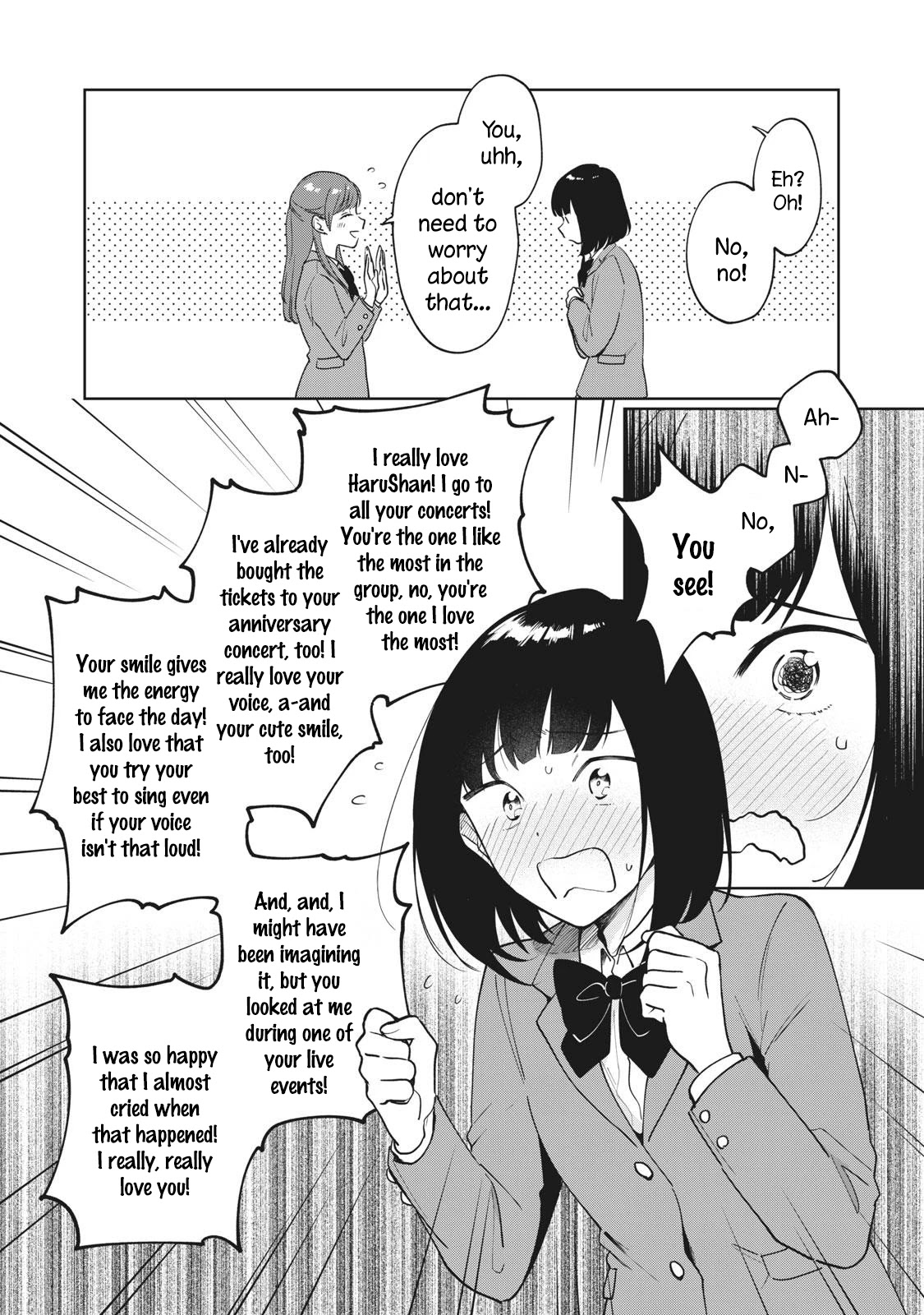 Oshi ga Tonari de Jugyou ni Shuuchuu Dekinai! Chapter 1 page 23 - Chapter 1: First Number: The Ultimate Front Row Seat