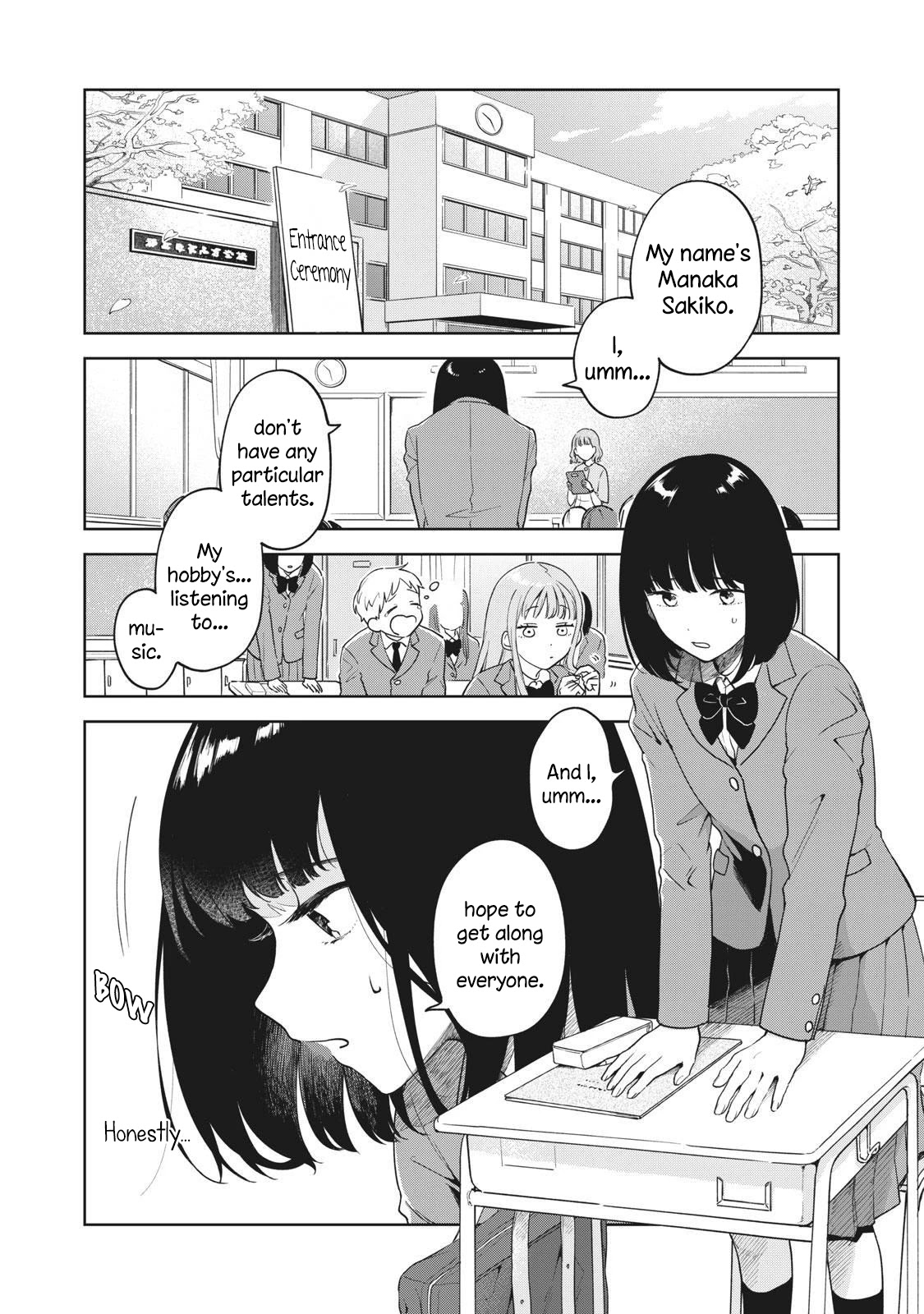 Oshi ga Tonari de Jugyou ni Shuuchuu Dekinai! Chapter 1 page 5 - Chapter 1: First Number: The Ultimate Front Row Seat