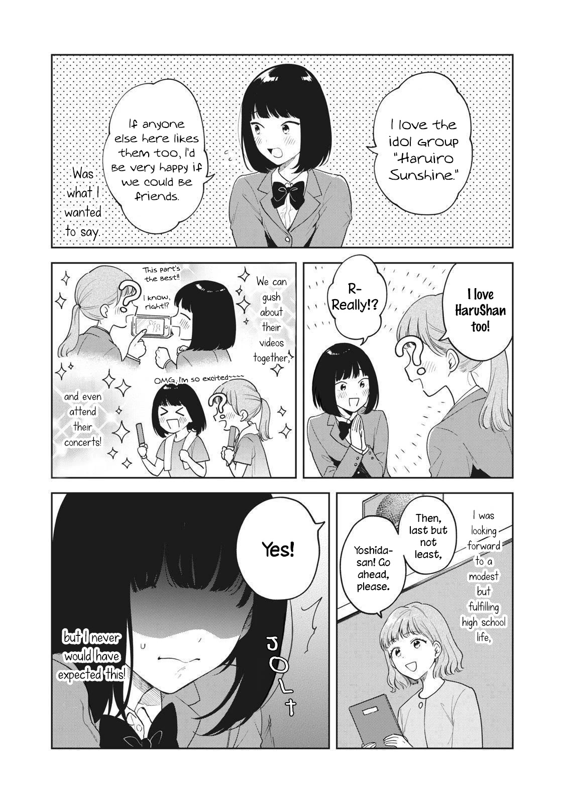 Oshi ga Tonari de Jugyou ni Shuuchuu Dekinai! Chapter 1 page 6 - Chapter 1: First Number: The Ultimate Front Row Seat