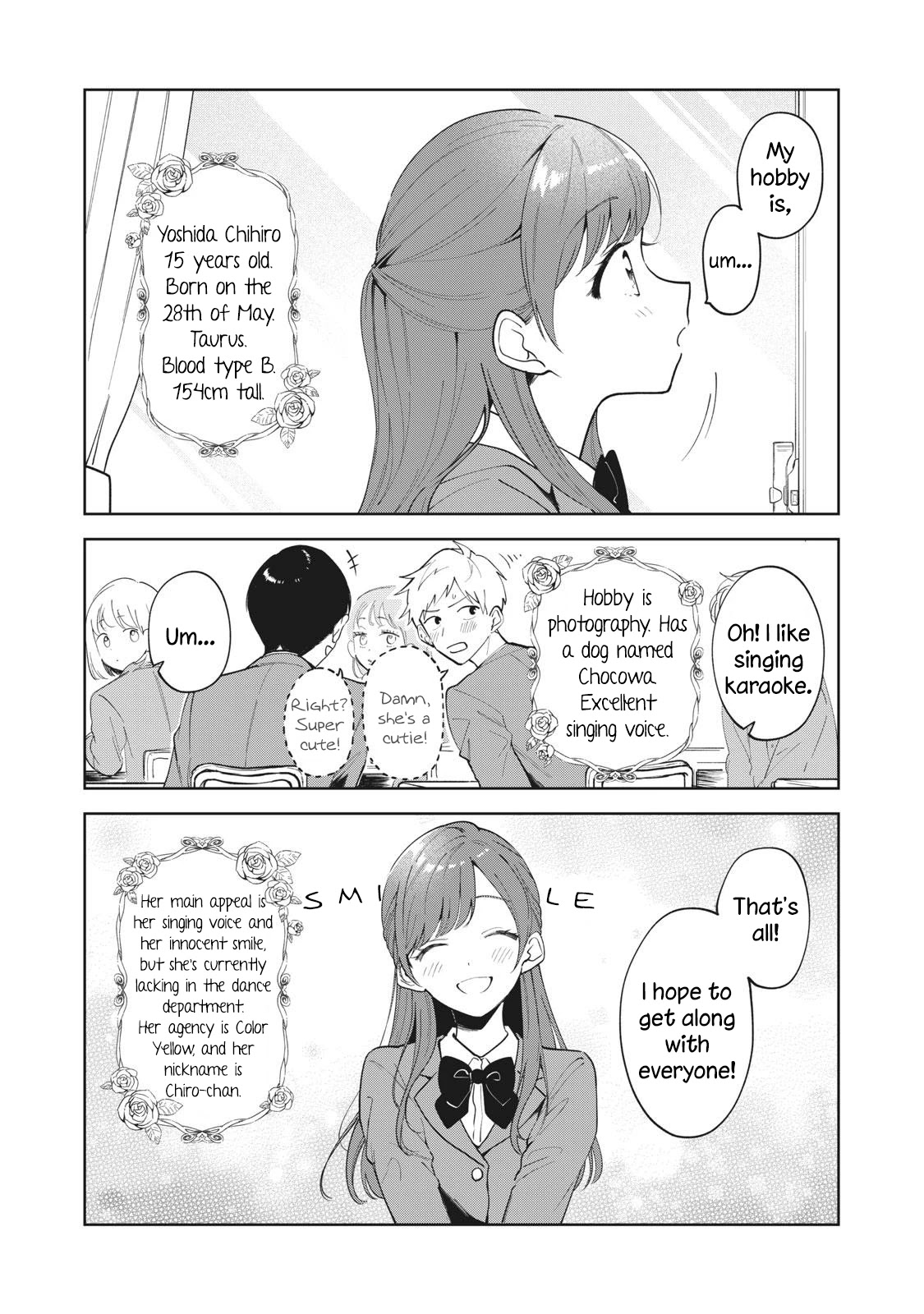 Oshi ga Tonari de Jugyou ni Shuuchuu Dekinai! Chapter 1 page 8 - Chapter 1: First Number: The Ultimate Front Row Seat