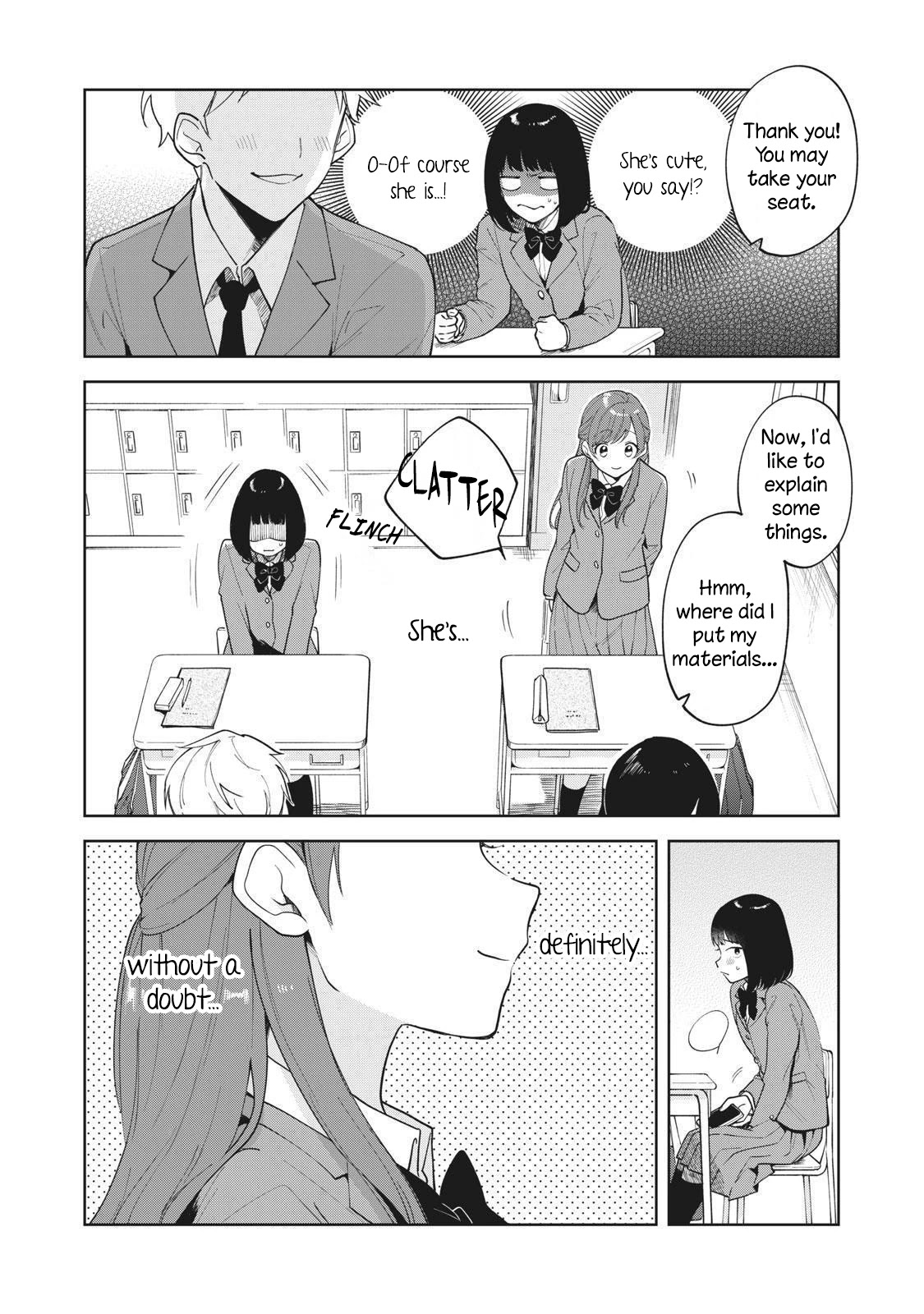 Oshi ga Tonari de Jugyou ni Shuuchuu Dekinai! Chapter 1 page 9 - Chapter 1: First Number: The Ultimate Front Row Seat