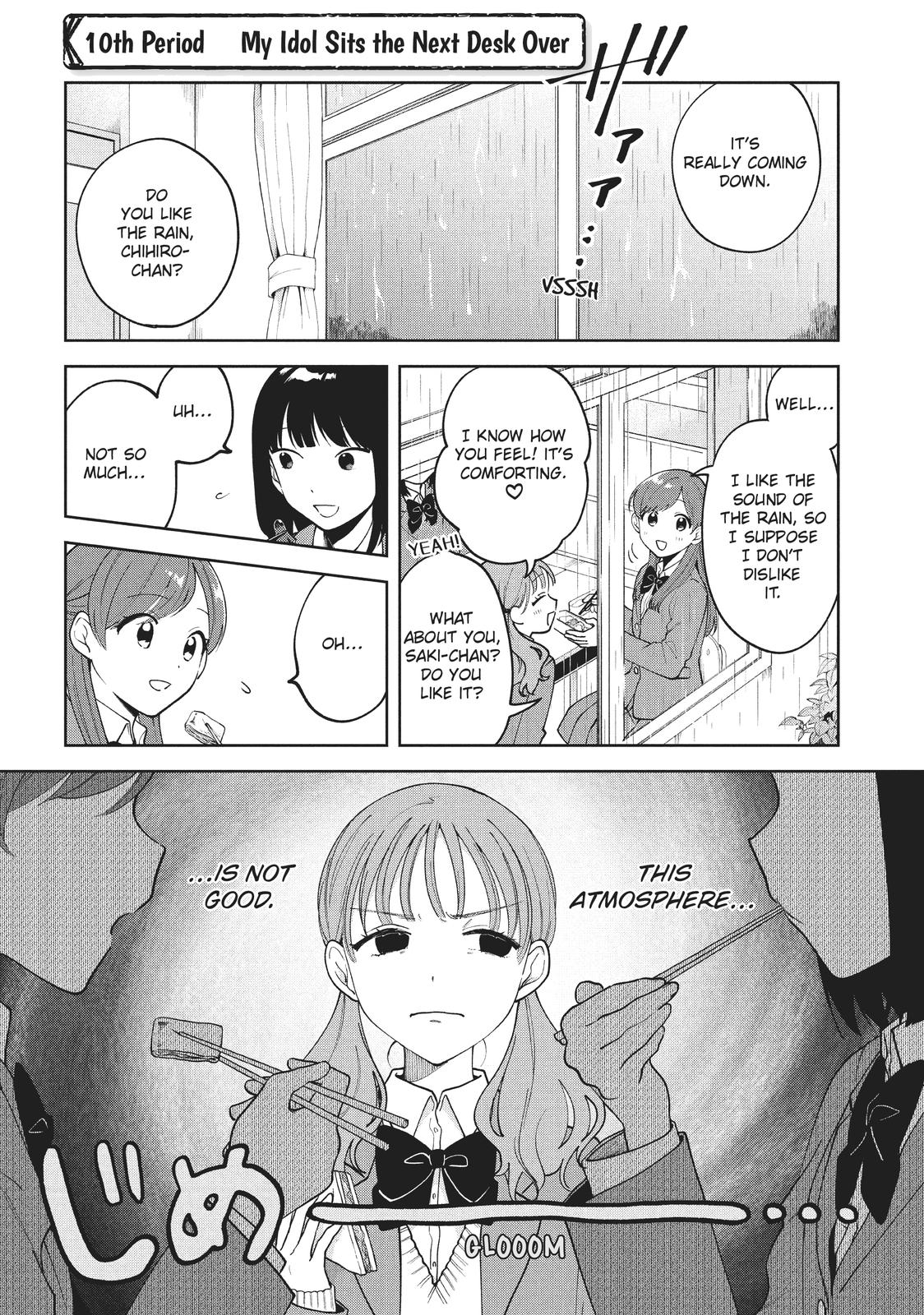 Oshi ga Tonari de Jugyou ni Shuuchuu Dekinai! Chapter 10 page 1 - Chapter 10