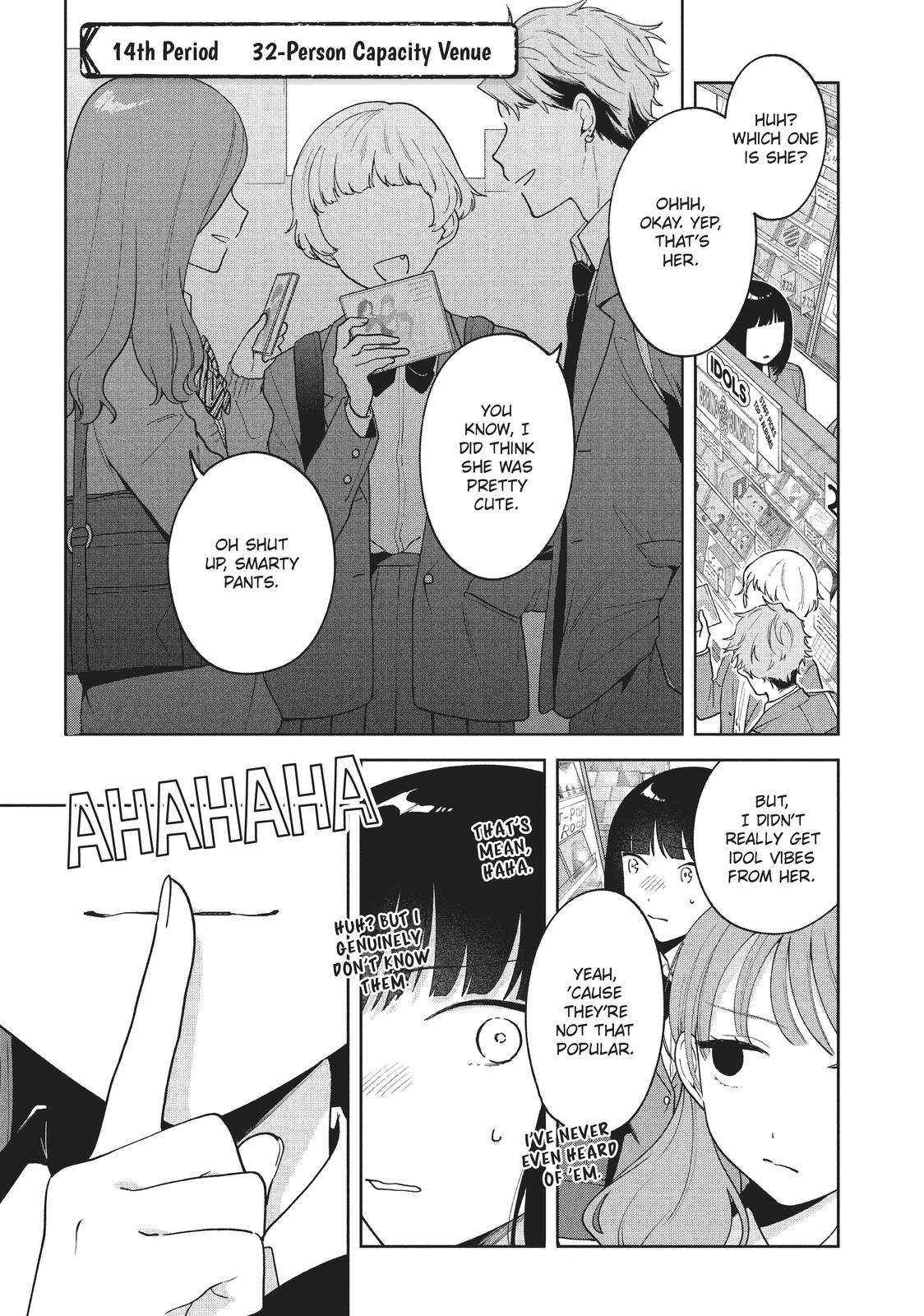 Oshi ga Tonari de Jugyou ni Shuuchuu Dekinai! Chapter 14 page 1 - Chapter 14