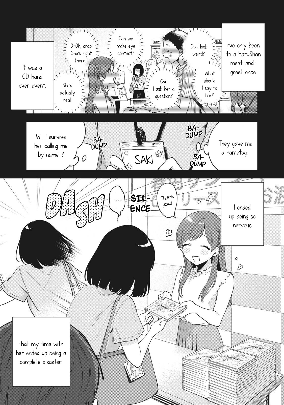 Oshi ga Tonari de Jugyou ni Shuuchuu Dekinai! Chapter 3 page 1 - Chapter 3: Inevitable Contact