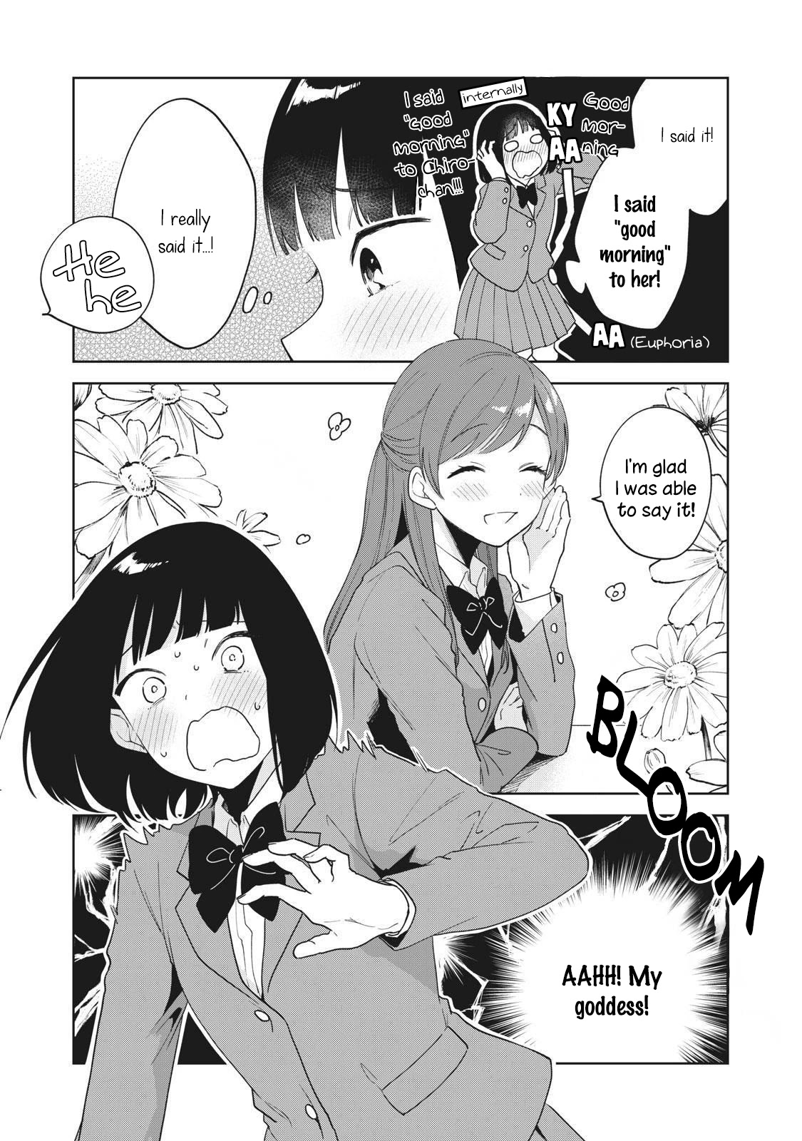 Oshi ga Tonari de Jugyou ni Shuuchuu Dekinai! Chapter 3 page 4 - Chapter 3: Inevitable Contact