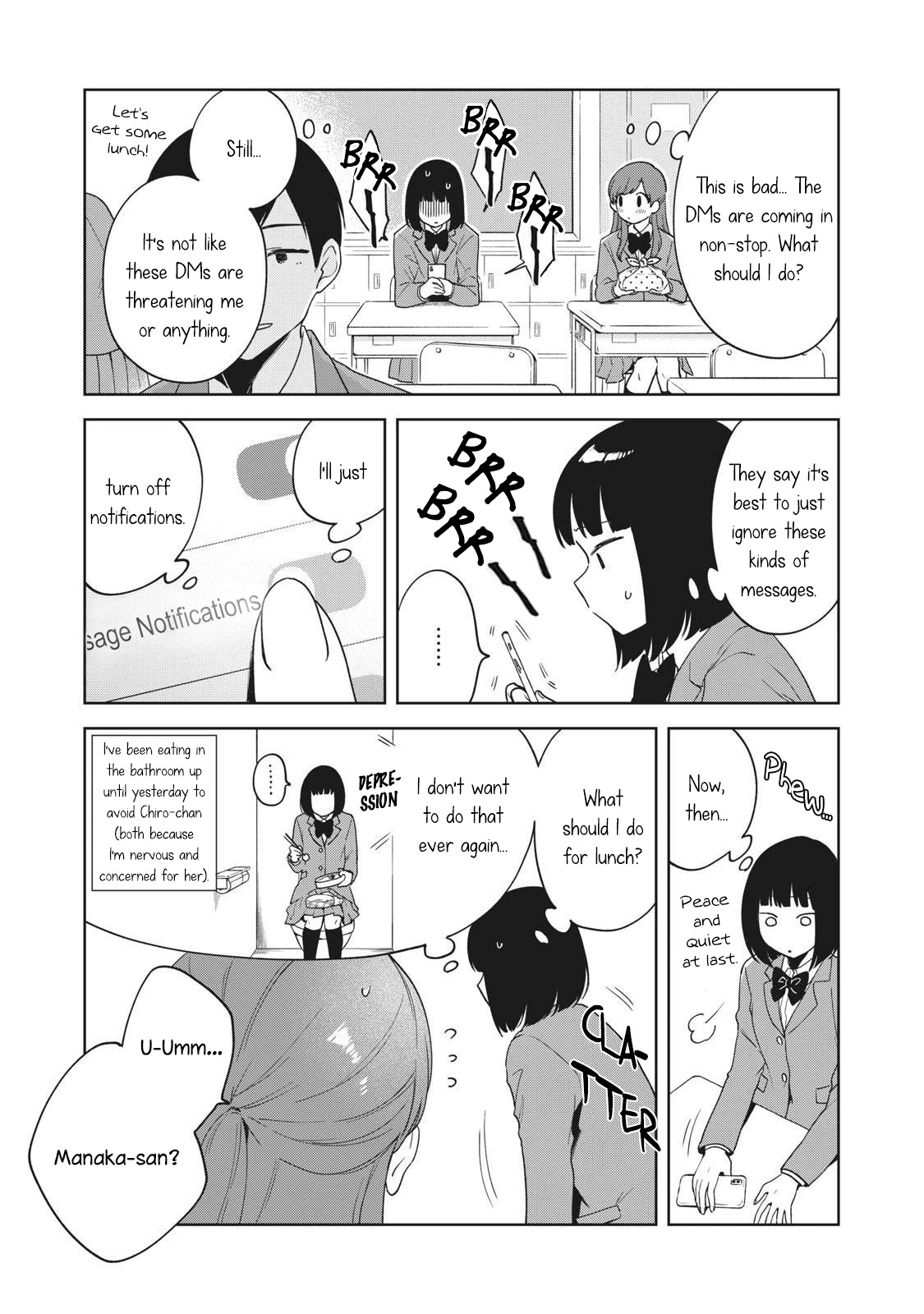 Oshi ga Tonari de Jugyou ni Shuuchuu Dekinai! Chapter 3 page 6 - Chapter 3: Inevitable Contact