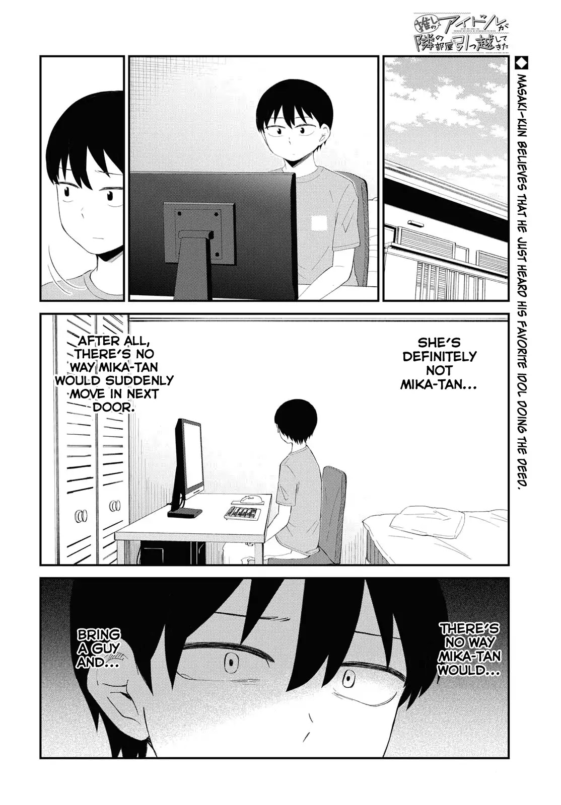 Oshi no Idol ga Tonari no Heya ni Hikkoshite Kita Chapter 2 page 2 - Chapter 2