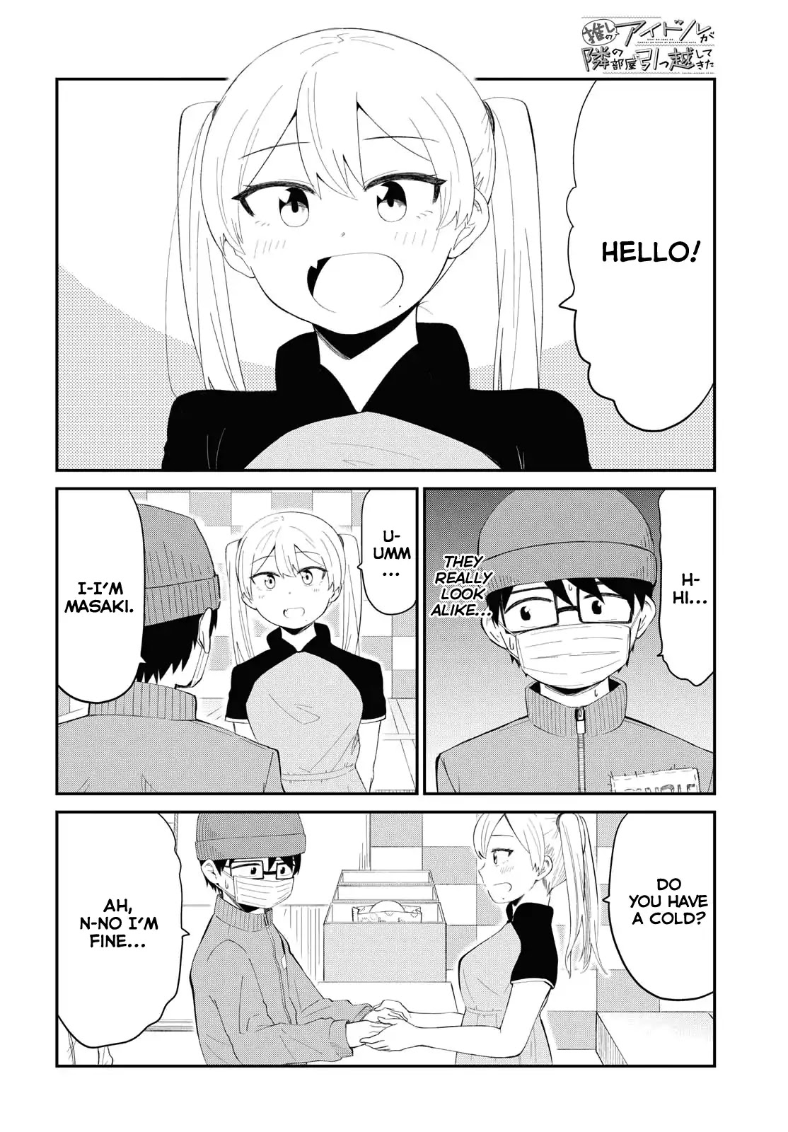 Oshi no Idol ga Tonari no Heya ni Hikkoshite Kita Chapter 2 page 4 - Chapter 2