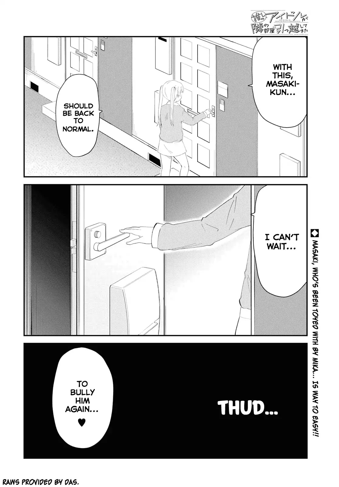Oshi no Idol ga Tonari no Heya ni Hikkoshite Kita Chapter 3 page 15 - Chapter 3