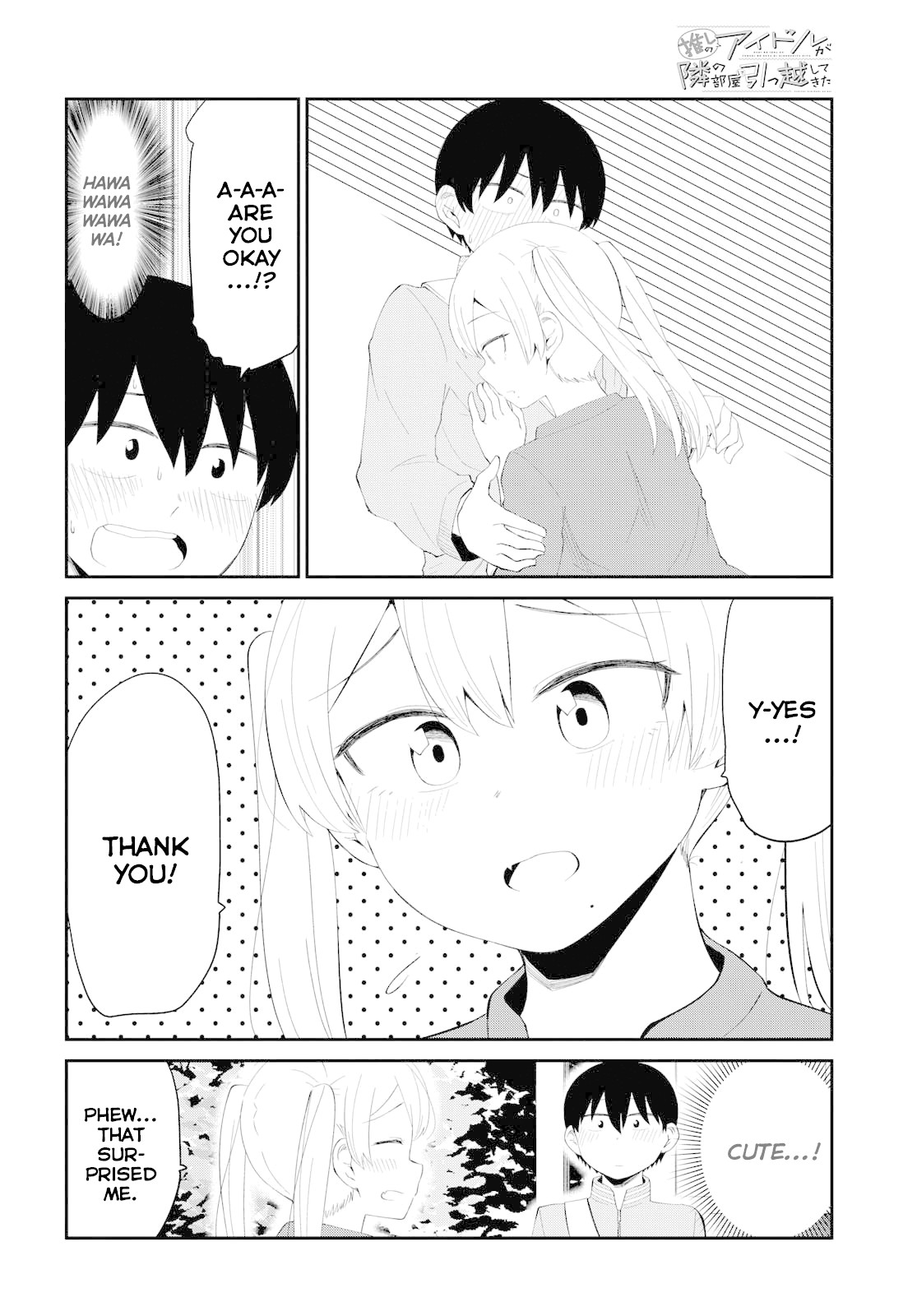 Oshi no Idol ga Tonari no Heya ni Hikkoshite Kita Chapter 4 page 4 - Chapter 4