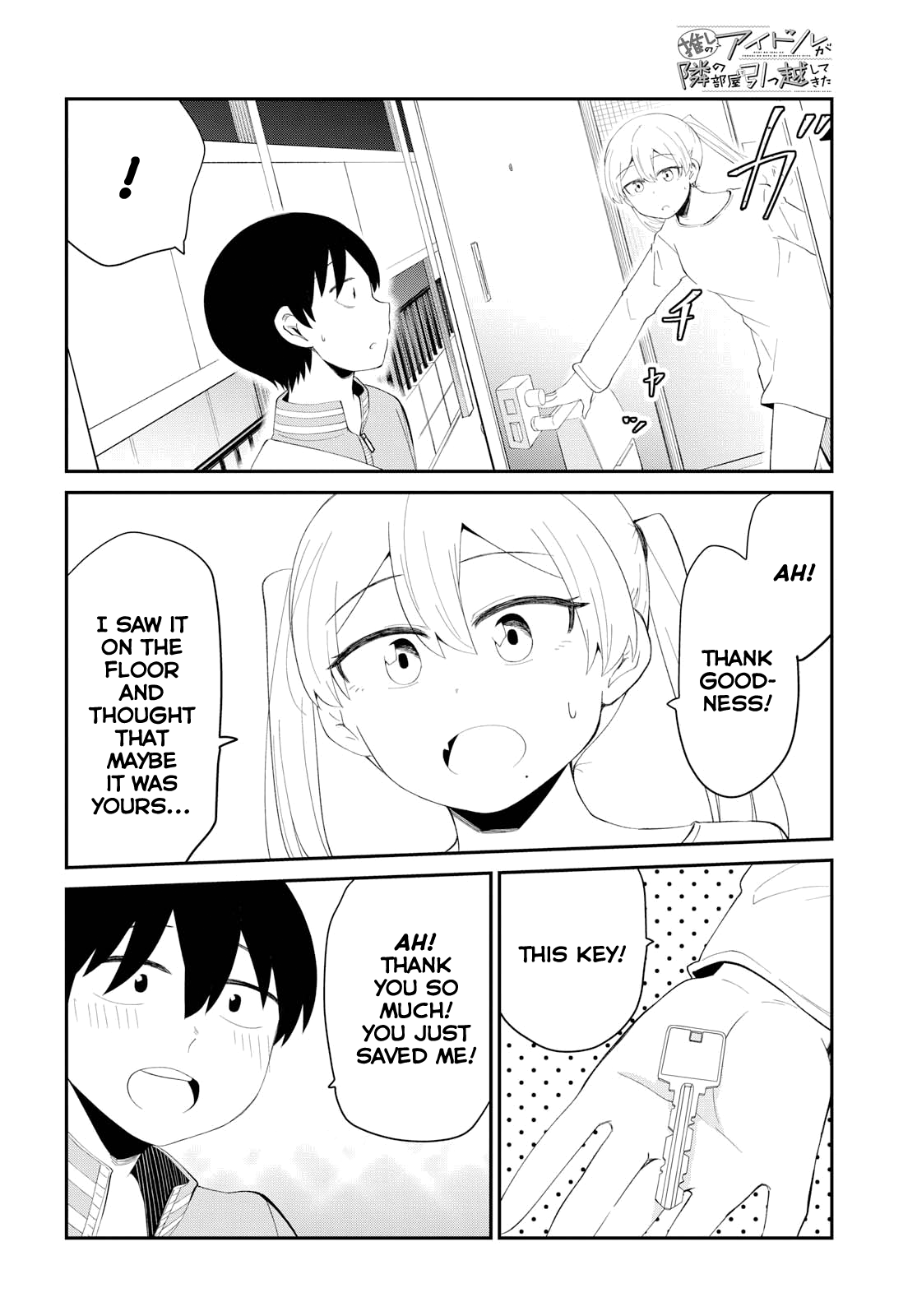 Oshi no Idol ga Tonari no Heya ni Hikkoshite Kita Chapter 4 page 8 - Chapter 4