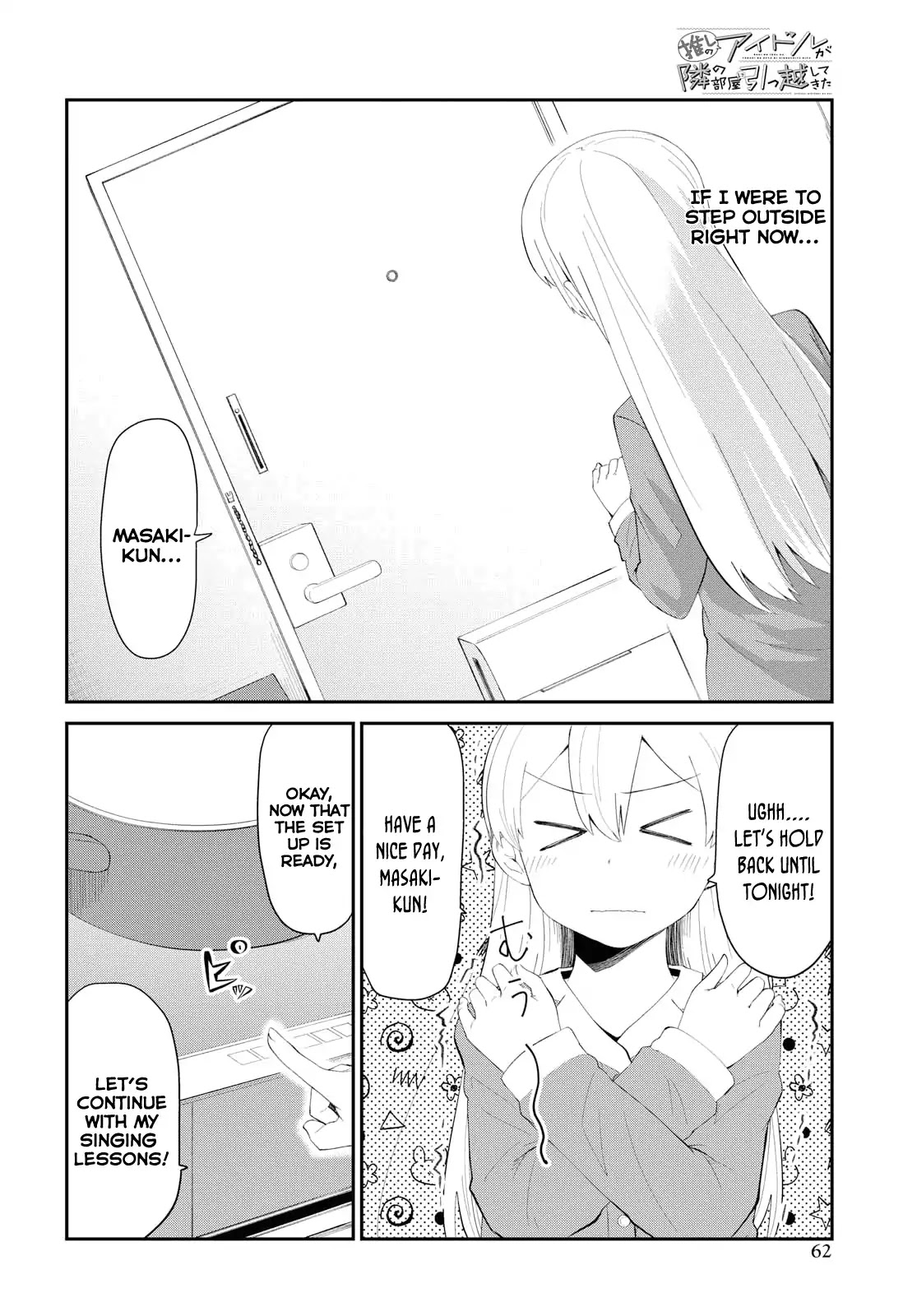Oshi no Idol ga Tonari no Heya ni Hikkoshite Kita Chapter 5 page 6 - Chapter 5