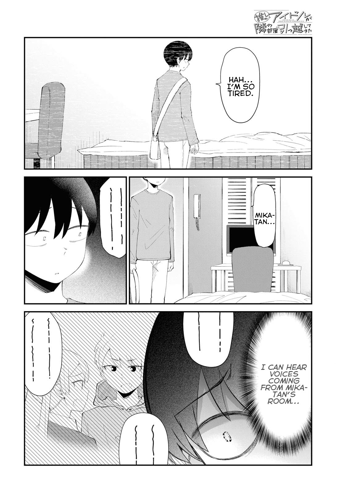 Oshi no Idol ga Tonari no Heya ni Hikkoshite Kita Chapter 6 page 10 - Chapter 6