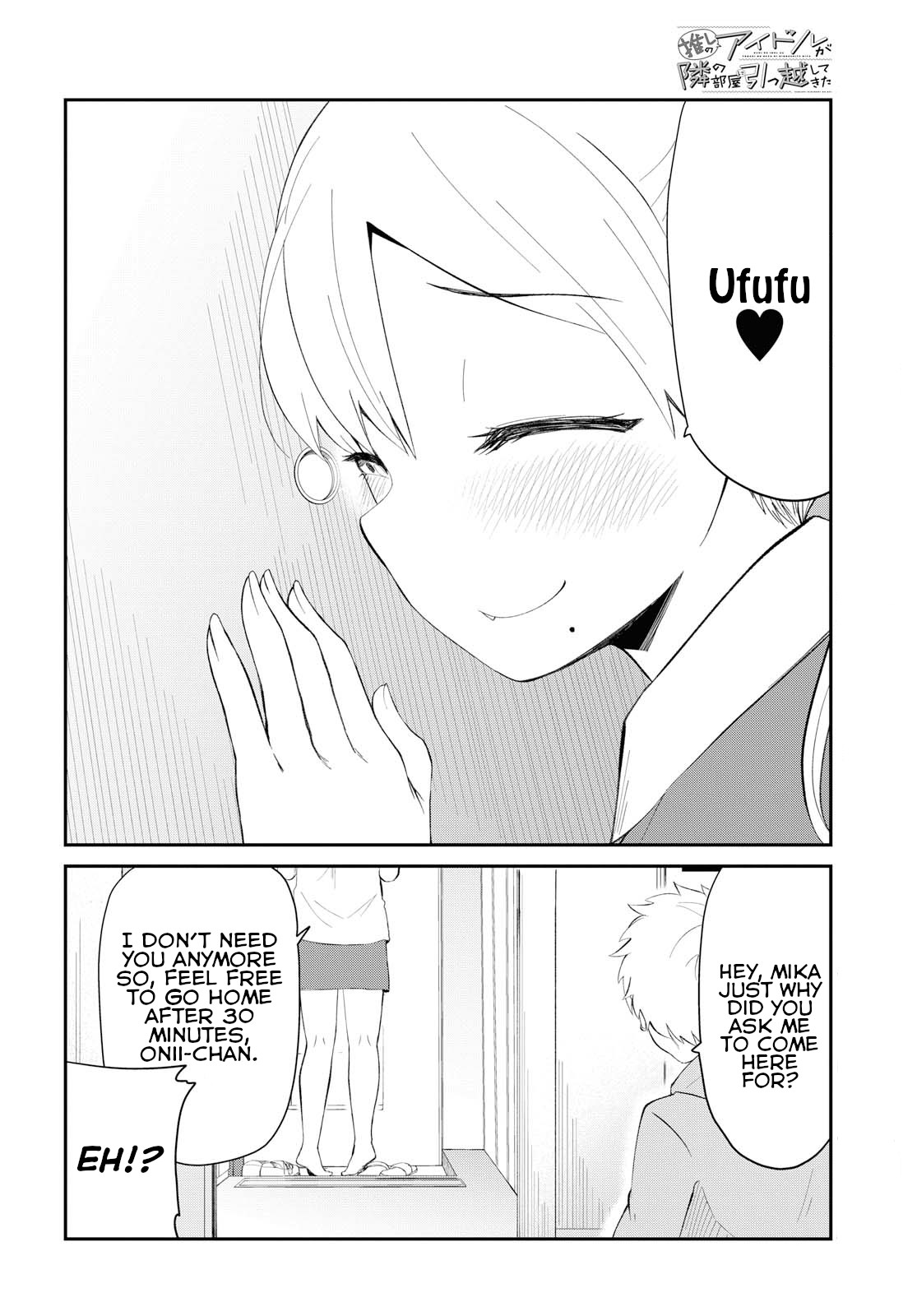 Oshi no Idol ga Tonari no Heya ni Hikkoshite Kita Chapter 6 page 8 - Chapter 6