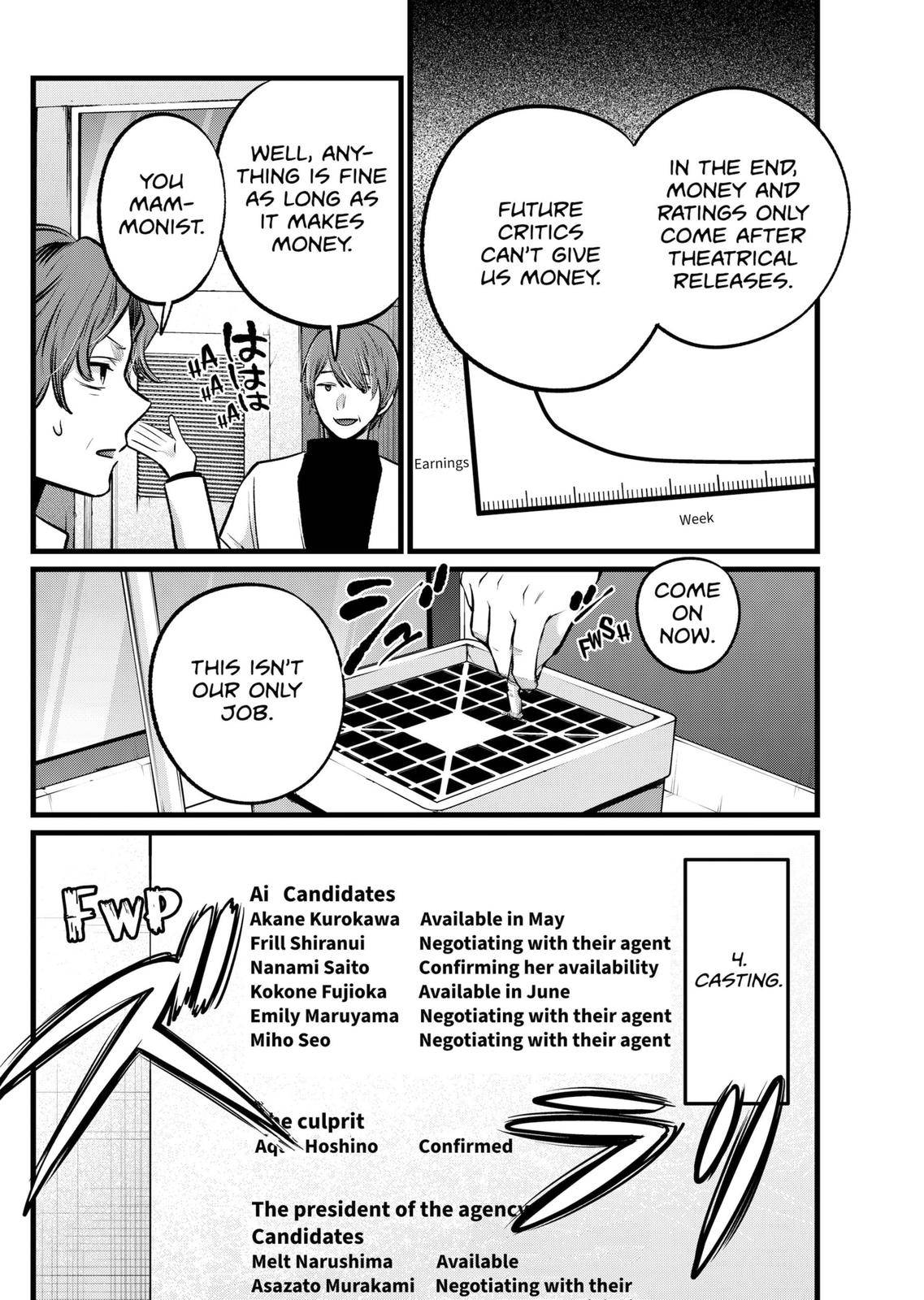 Oshi no Ko Chapter 111 page 14 - Chapter 111: Mammon-Worship and Passion