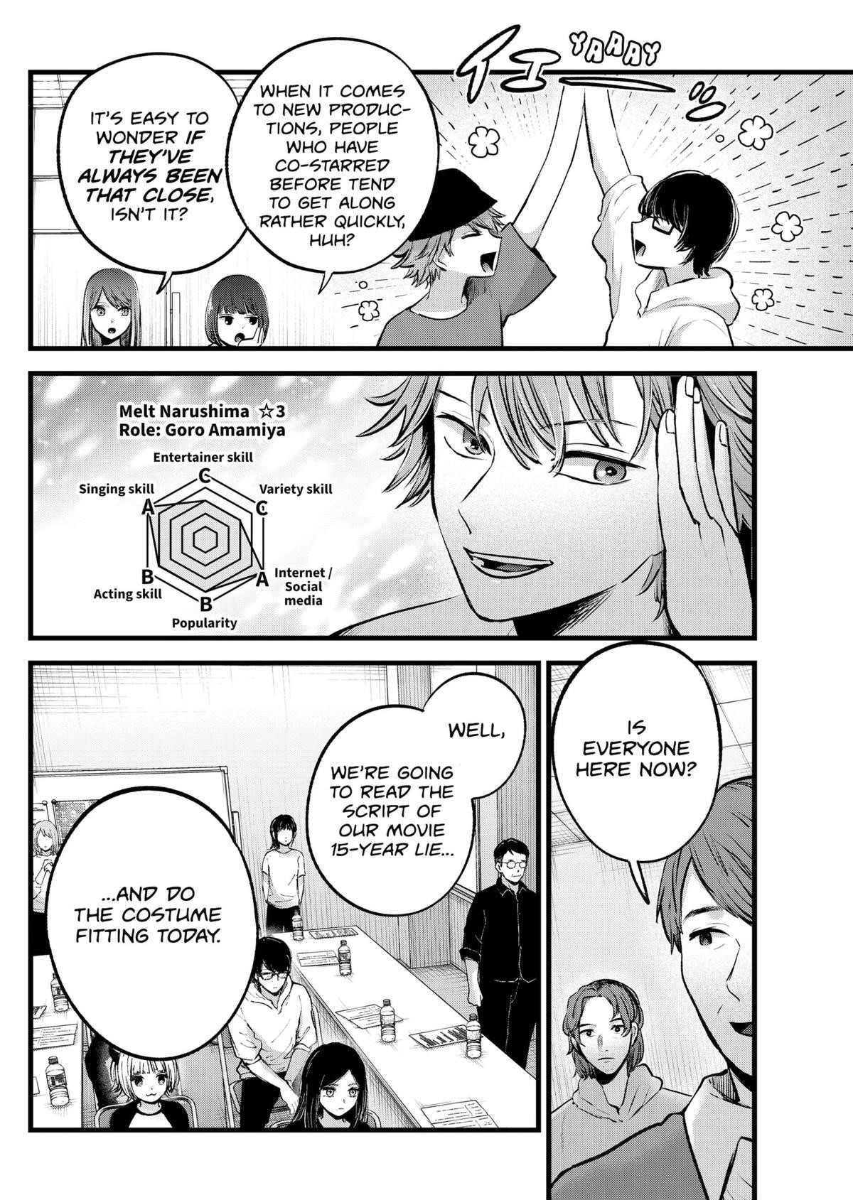 Oshi no Ko Chapter 128 page 8 - Chapter 128: Script Reading