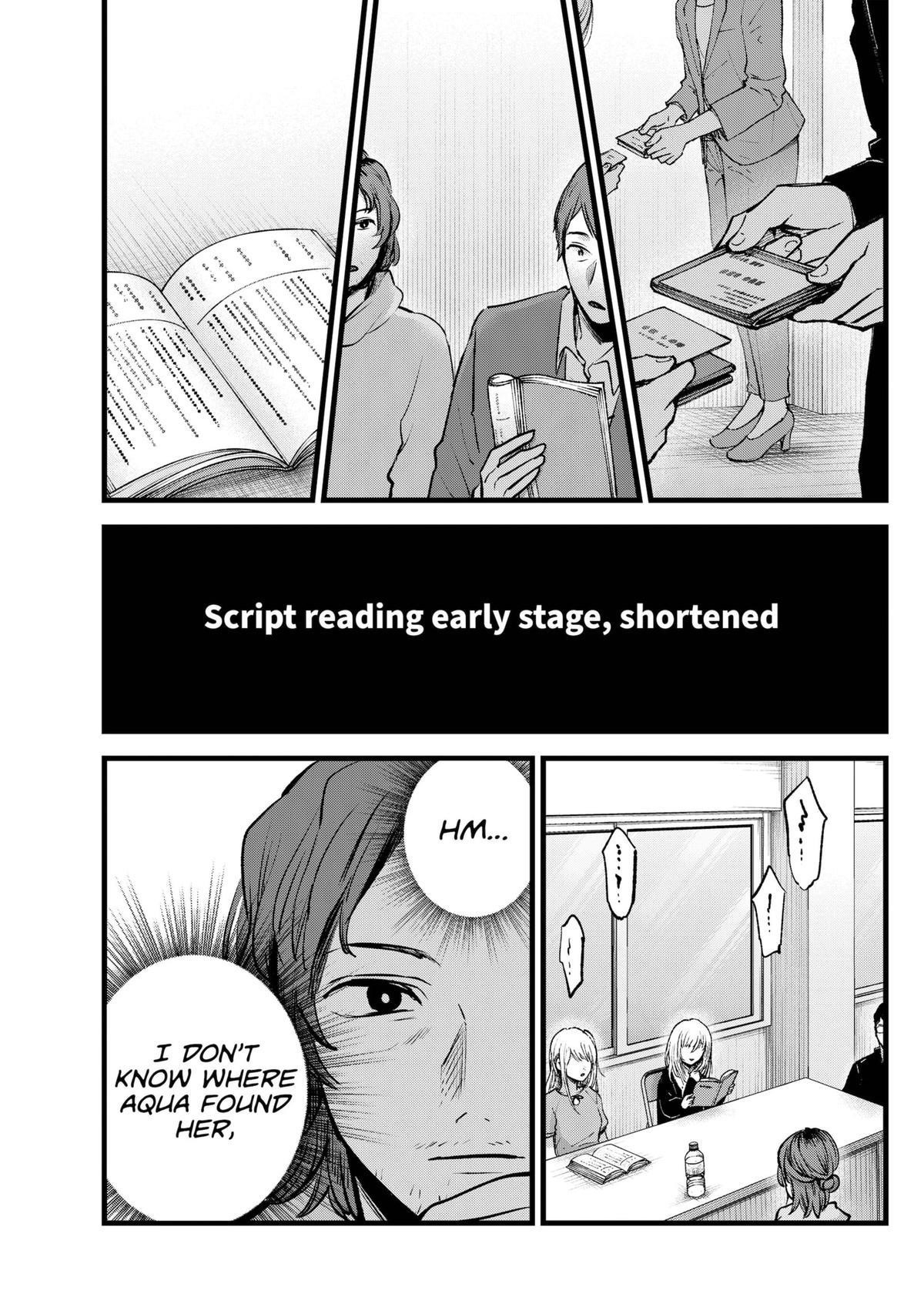 Oshi no Ko Chapter 128 page 9 - Chapter 128: Script Reading
