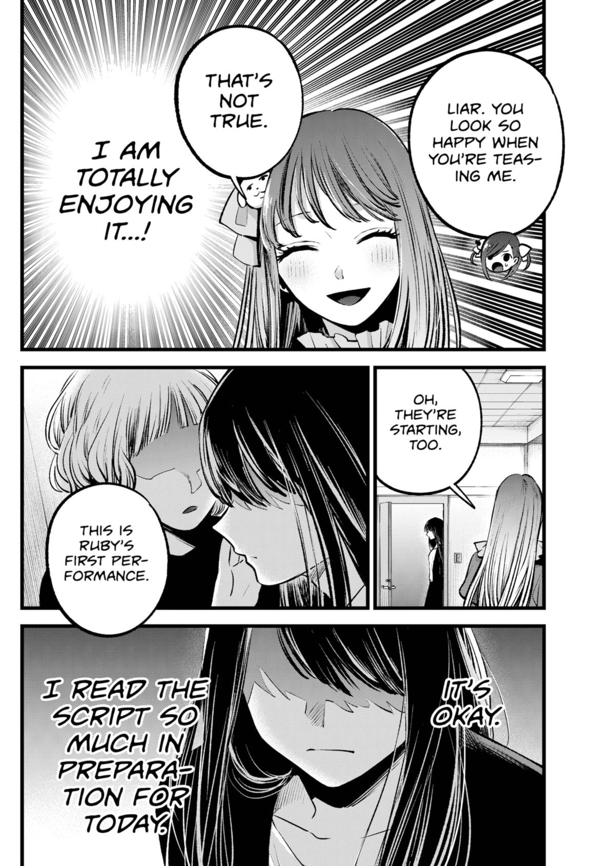 Oshi no Ko Chapter 129 page 6 - Chapter 129: Piece